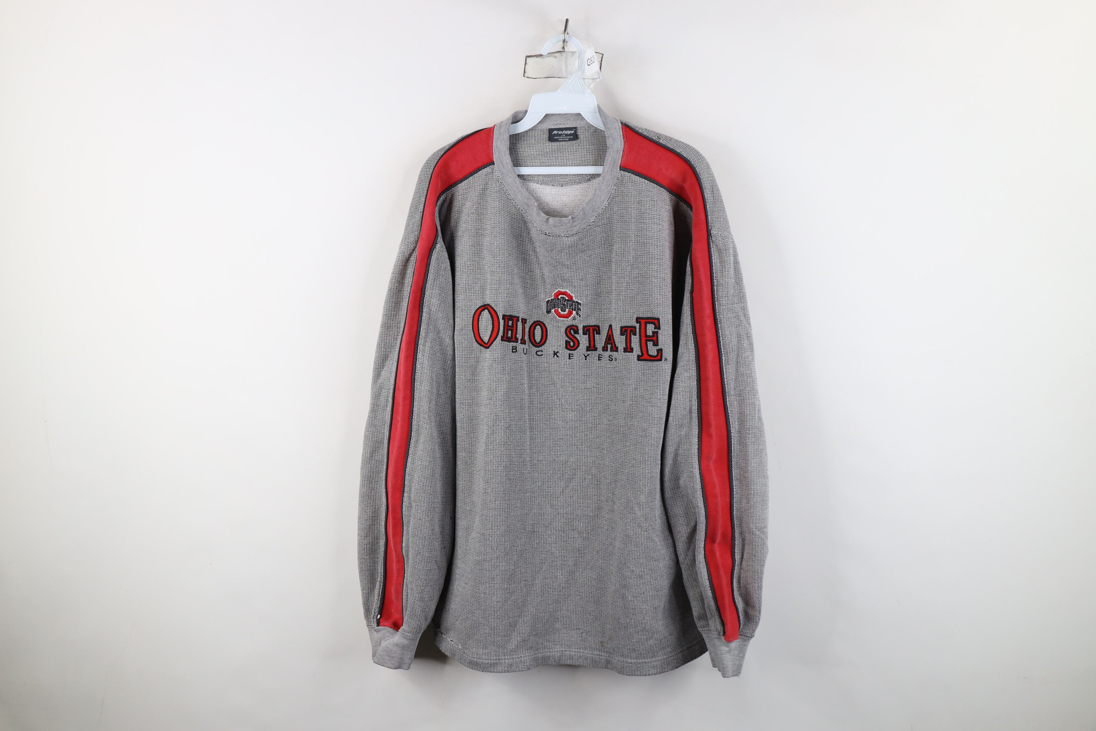 Vintage Vintage Spell Out Ohio State University Sweatshirt Gray Size US L / EU 52-54 / 3 - 1 Thumbnail