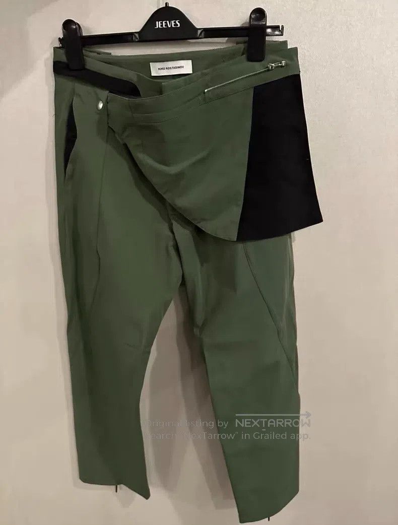 Kiko Kostadinov × OTTO 958 Otto 958 Gido Pant Green Black Pink