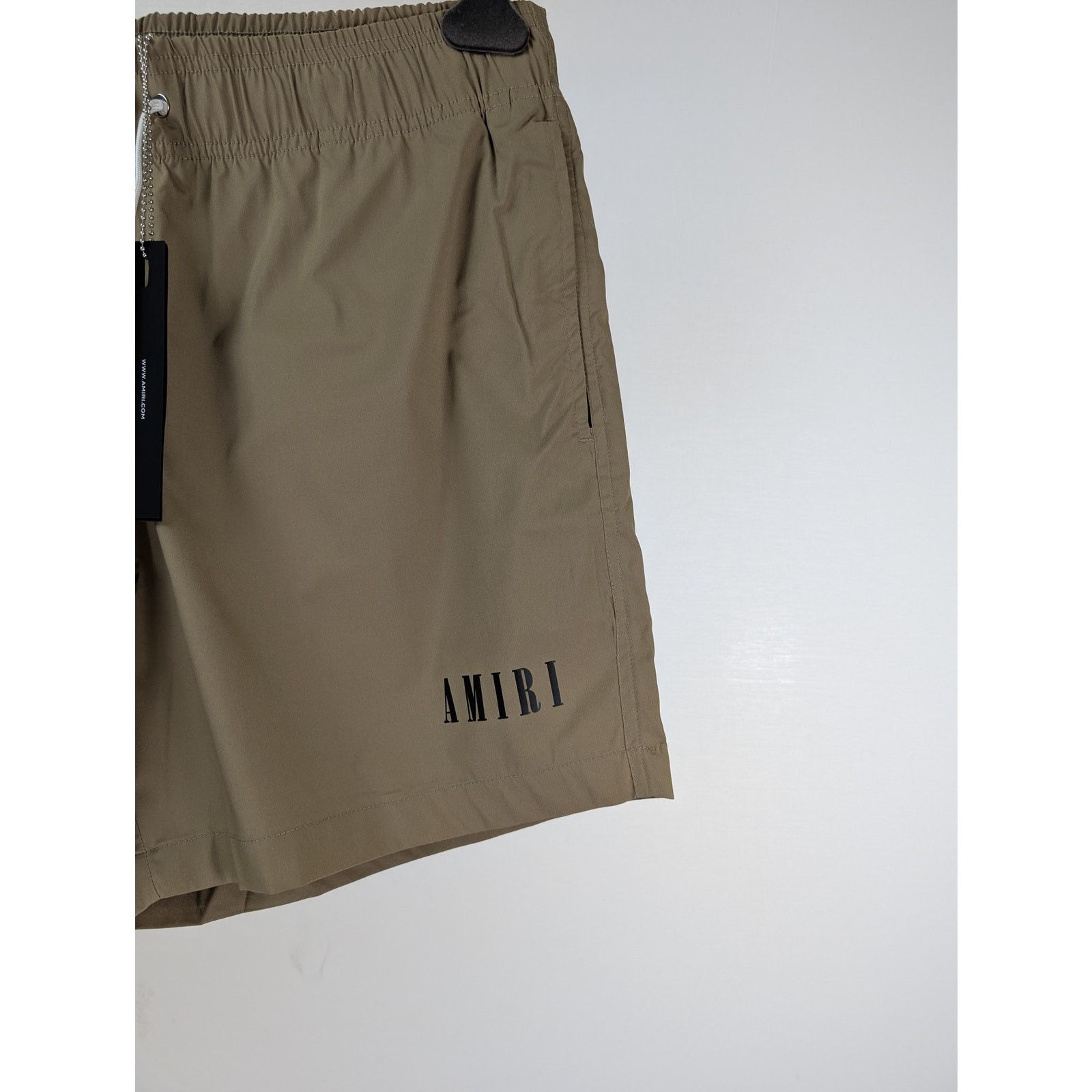 Amiri o1rshd1 Core Logo Swim Trunks Shorts in Tan Size US 32 / EU 48 - 4 Thumbnail