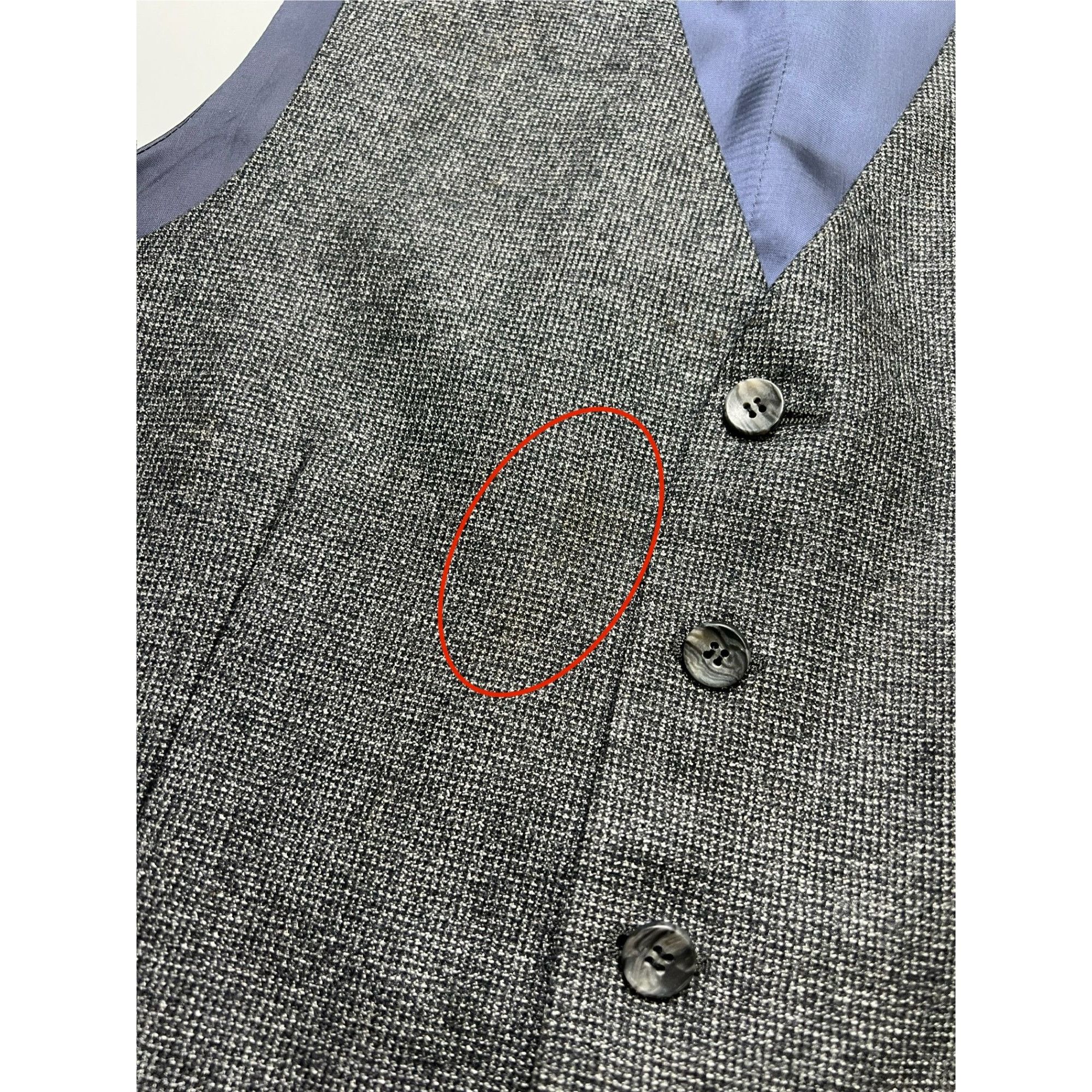 Suitsupply Suit & Supply Blazer And Gilet Wool Suit (Y1031) Size 48R - 17 Thumbnail