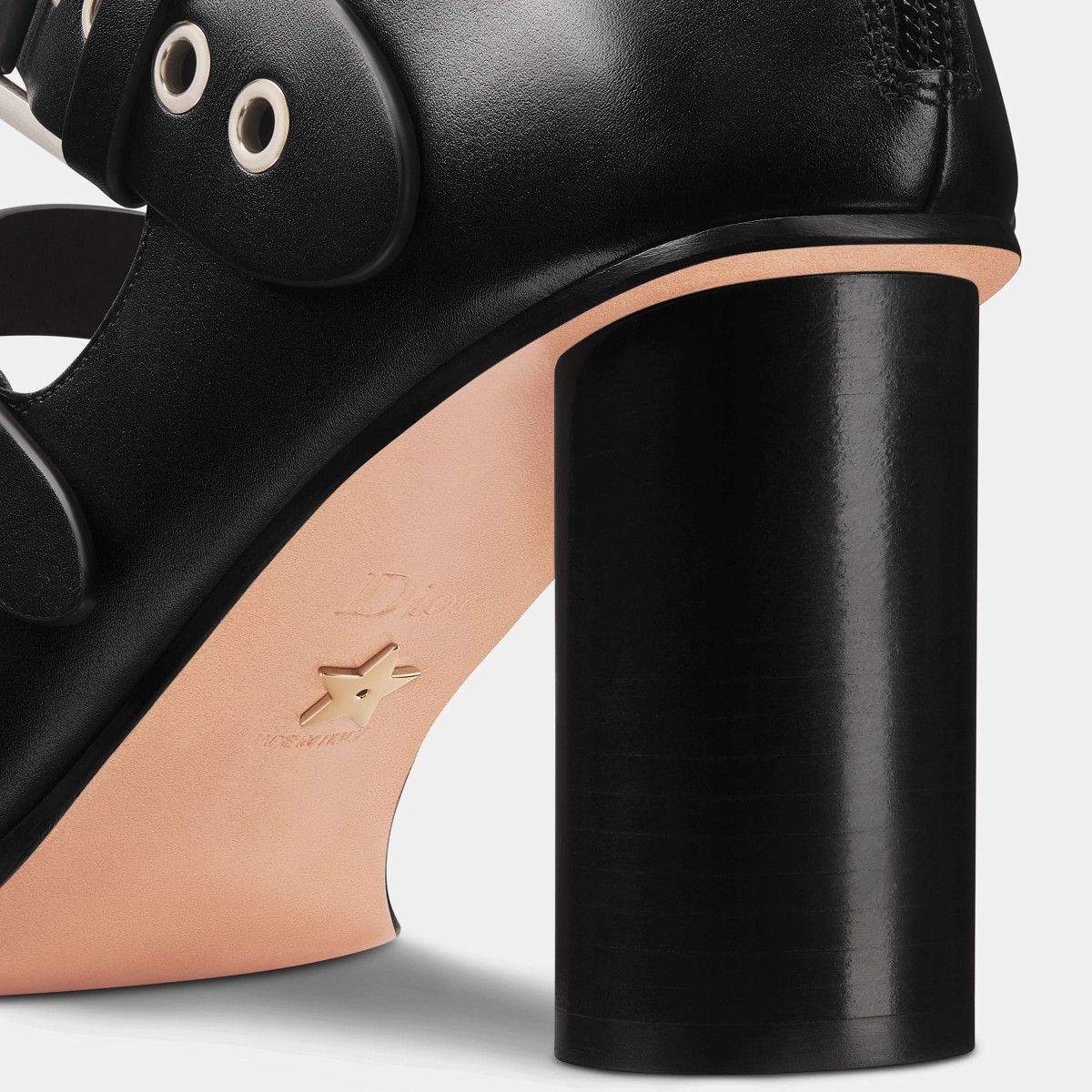 Dior o1bcso1str0226 Dior Punk Heeled Sandal in Black Size US 6 / IT 36 - 3 Thumbnail