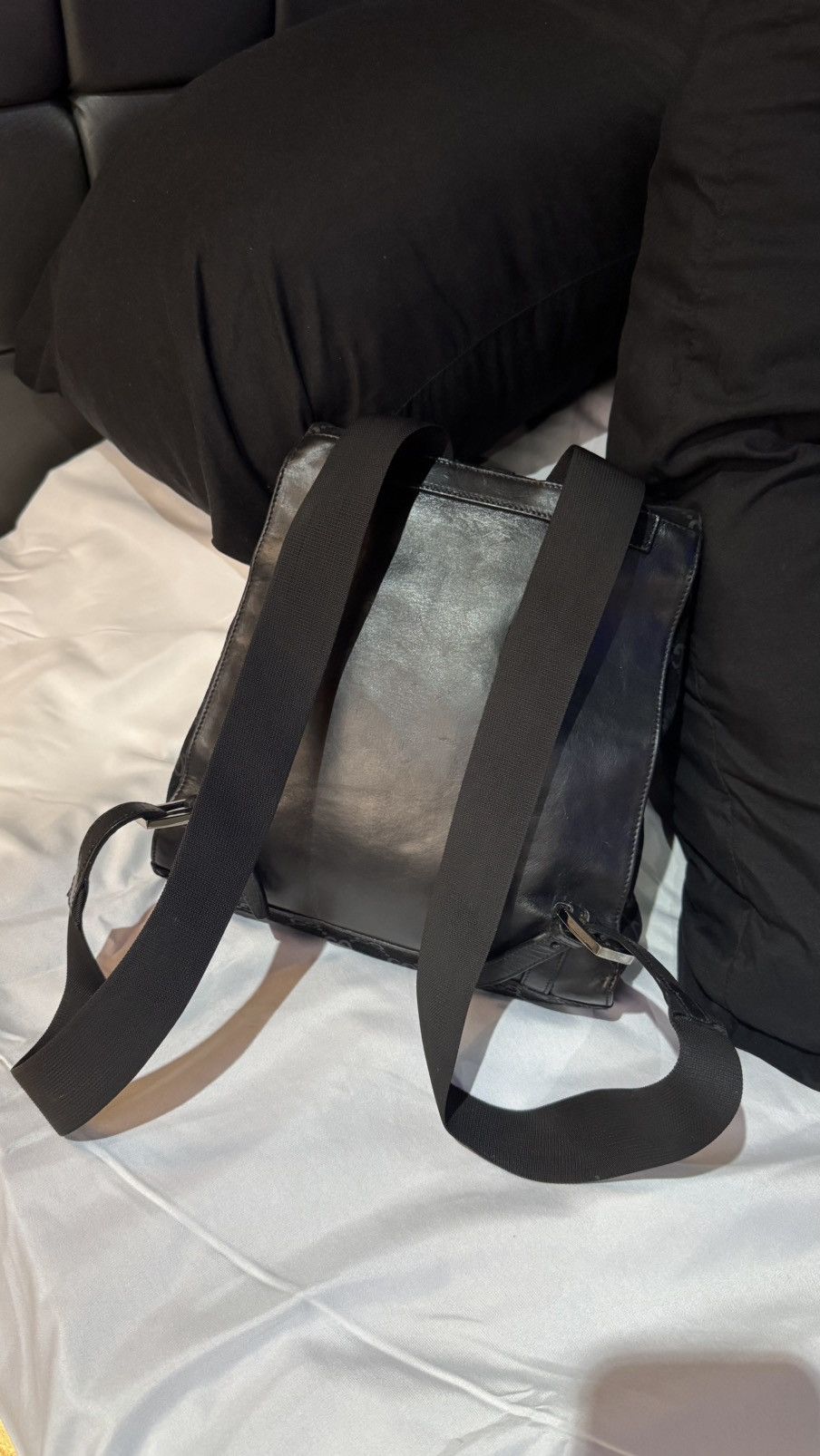 Gucci GUCCI Jackie / Backpack / Suede / Black / GG pattern Size ONE SIZE - 8 Thumbnail
