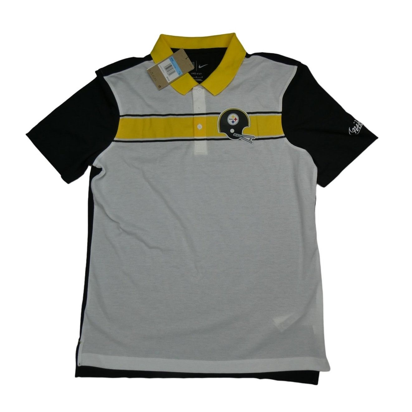 Nike NEW Nike Pittsburgh Steelers polo shirt, size: medium Size US M / EU 48-50 / 2 - 1 Thumbnail