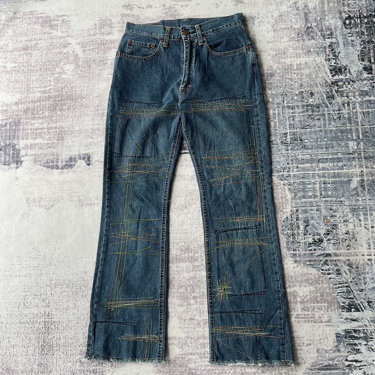 image of Kinky Hysteric Glamour Denim Pants in Blue, Men's (Size 27)