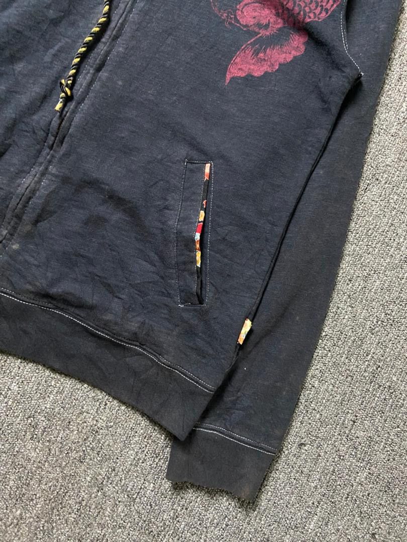 Japanese Brand TRACTION Sukajan Style Zip Up Hoodie Jacket (194) Size US L / EU 52-54 / 3 - 7 Thumbnail