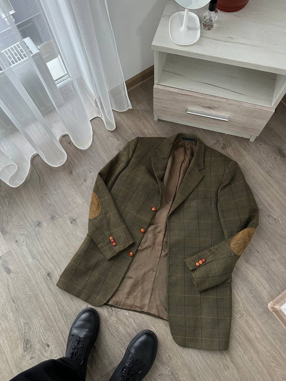 Burberry × Vintage Vintage Blazer Burberry Mens Eckerle Herrenmoden Jacket Size 38R - 12 Thumbnail
