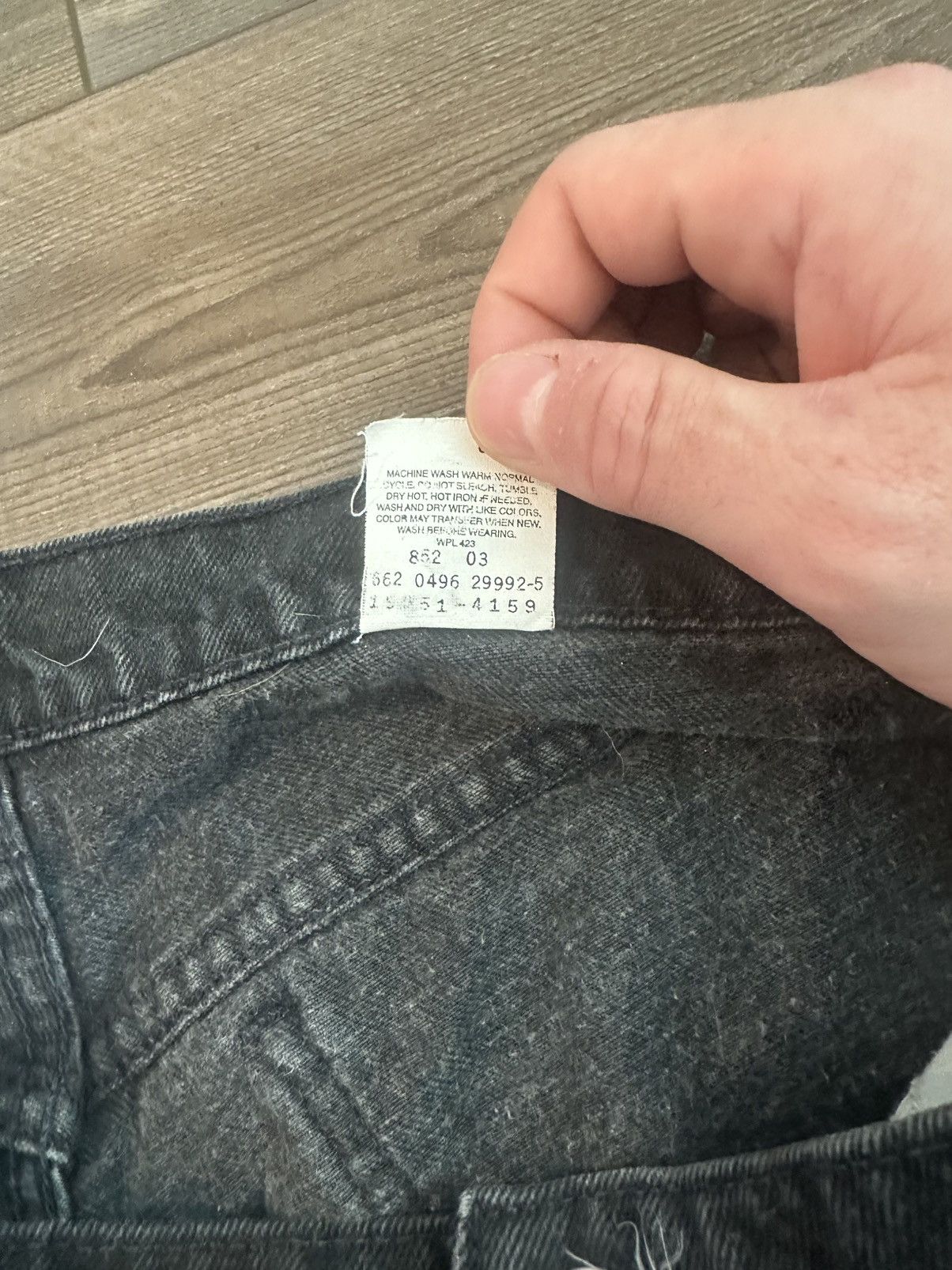 Levi's Vintage Clothing Vintage 1996 Orange Tab 951 Levi’s Relaxed Fit Denim Jeans Size US 32 / EU 48 - 6 Thumbnail