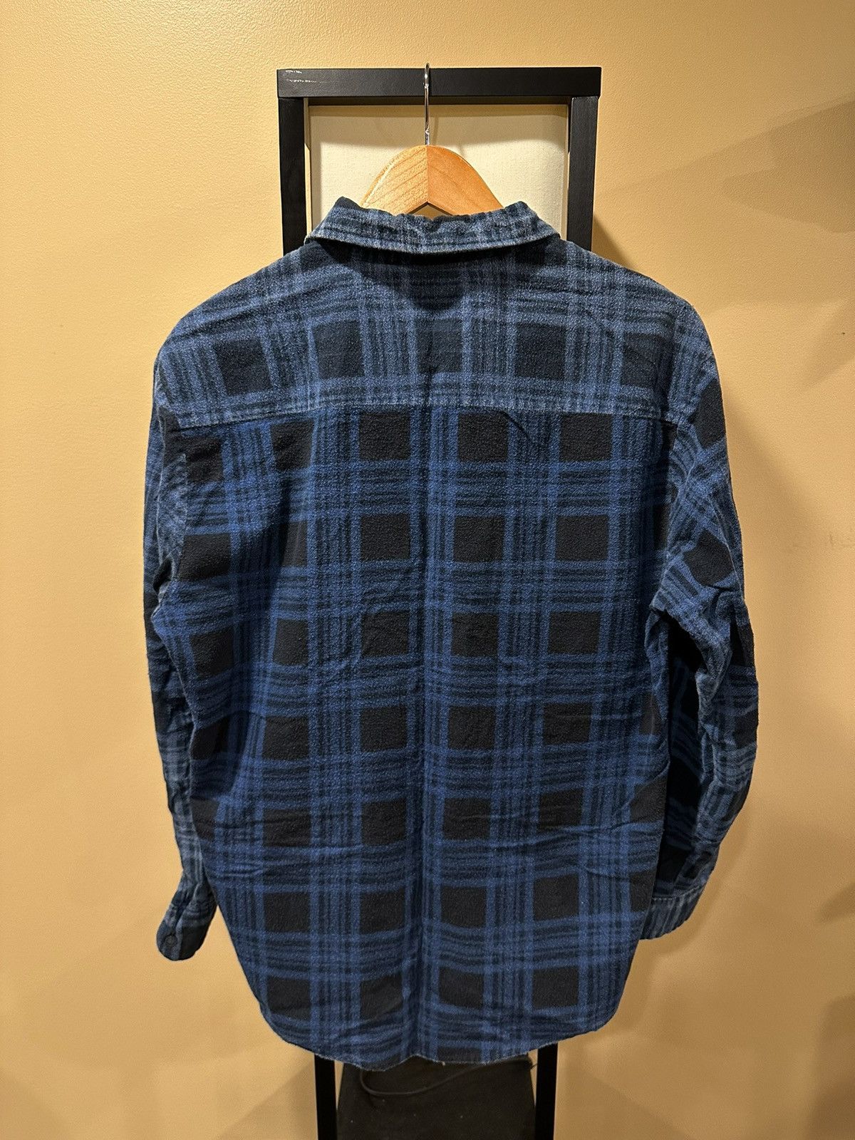 Flannel Vintage Repage Blue Black Flannel Button Up Shirt Size US M / EU 48-50 / 2 - 3 Thumbnail