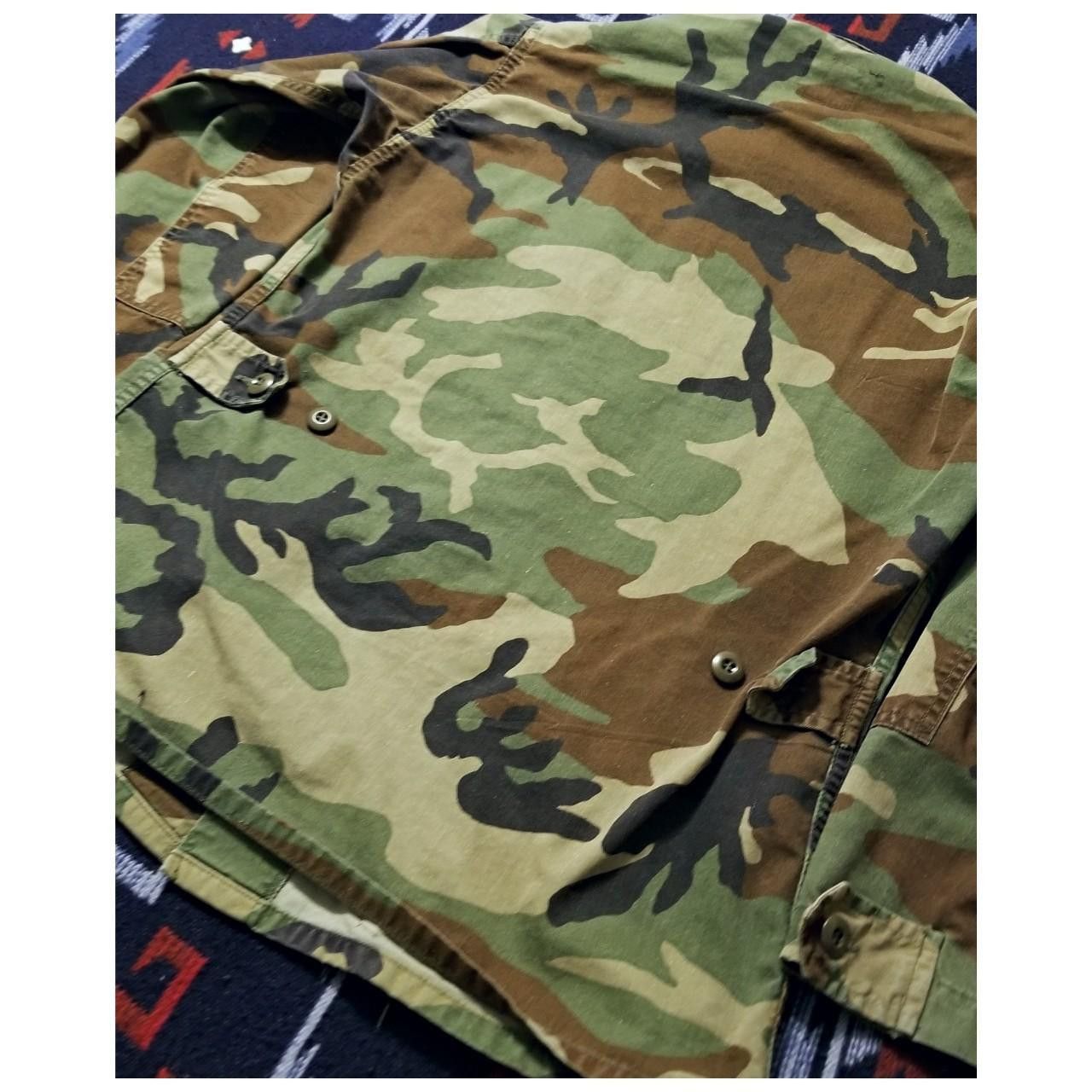 Vintage VTG 80's WOODLAND CAMO MILITARY JACKET-SIZE MEDIUM Size US M / EU 48-50 / 2 - 8 Thumbnail
