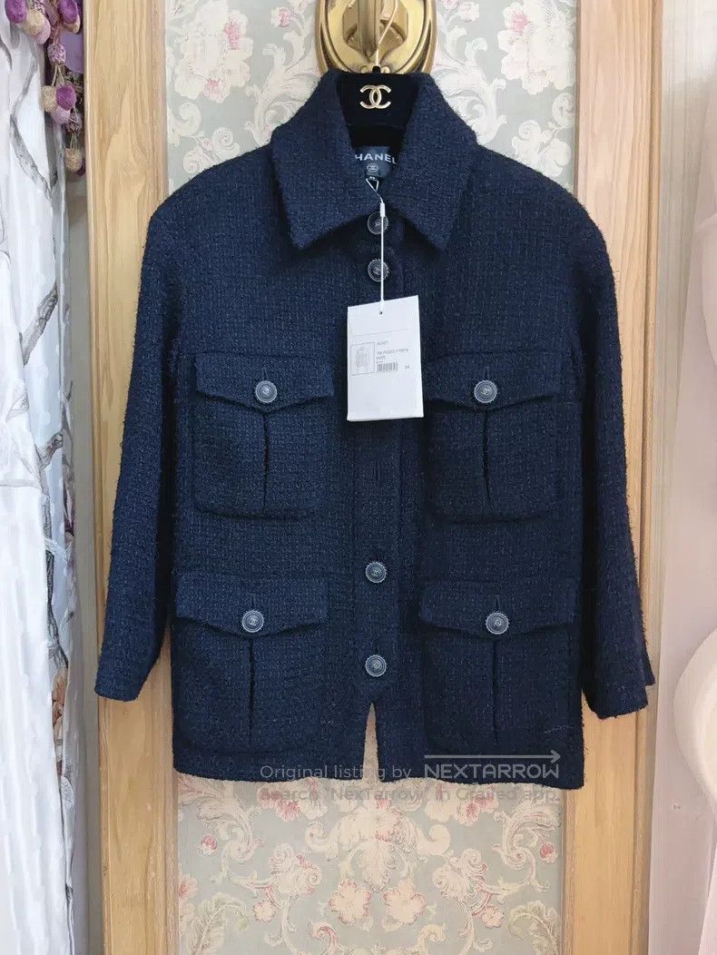 Chanel Chanel Black four-pocket jacket Size XXS / US 00 / IT 34 - 1 Thumbnail