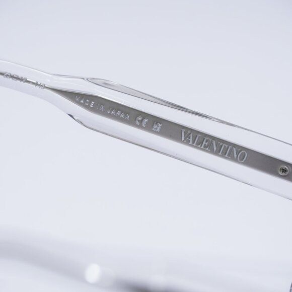 Valentino Valentino V-SHARP VLS-134C Sunglasses Transparent Rectangle Size ONE SIZE - 7 Thumbnail