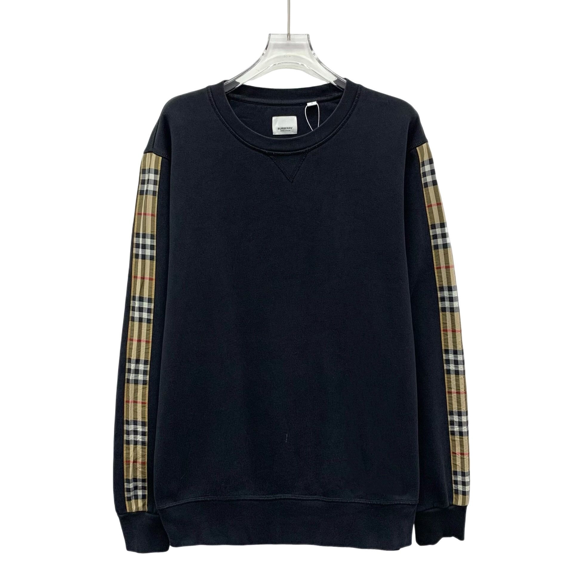 Burberry Burberry Check Side Panel Sweatshirt Size L Size US L / EU 52-54 / 3 - 1 Thumbnail