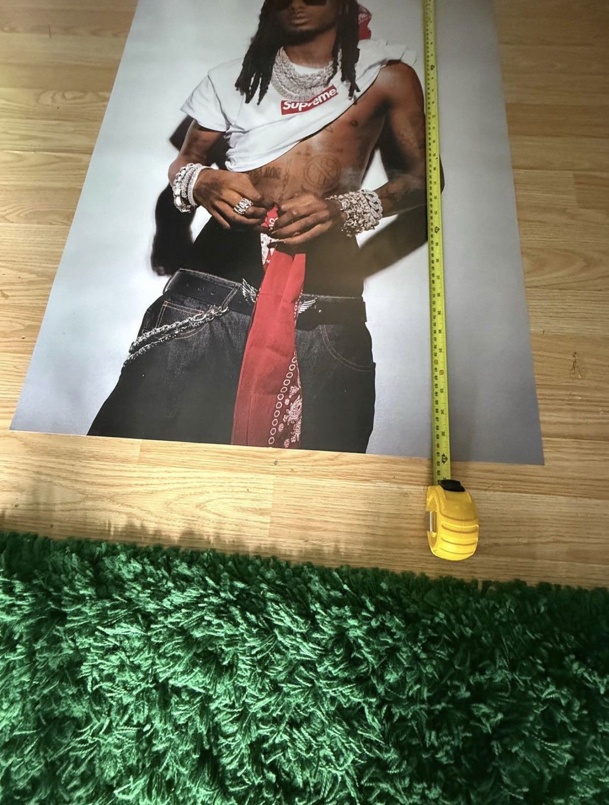Supreme Supreme Playboi Carti Poster 24 x 36 FW25 DS NEVER PASTED! Size ONE SIZE - 2 Thumbnail