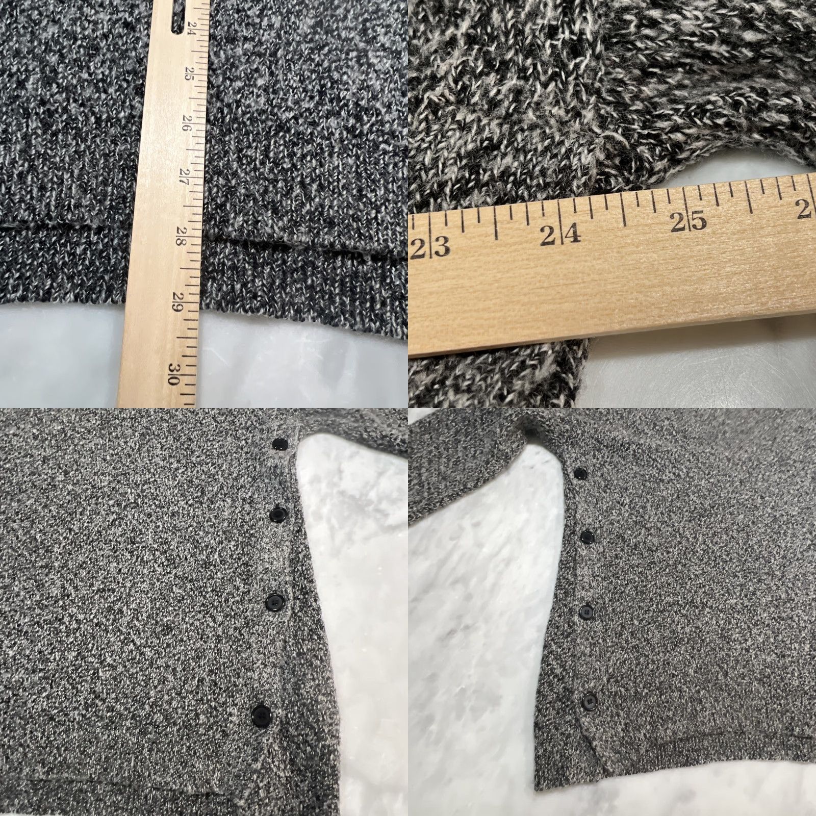 Banana Republic Banana Republic Sweater Women’s XL Cowl Neck Side Buttons Acrylic Wool Mohair Nylon Multicolor Knit Pullover Size XL / US 12-14 / IT 48-50 - 8 Thumbnail