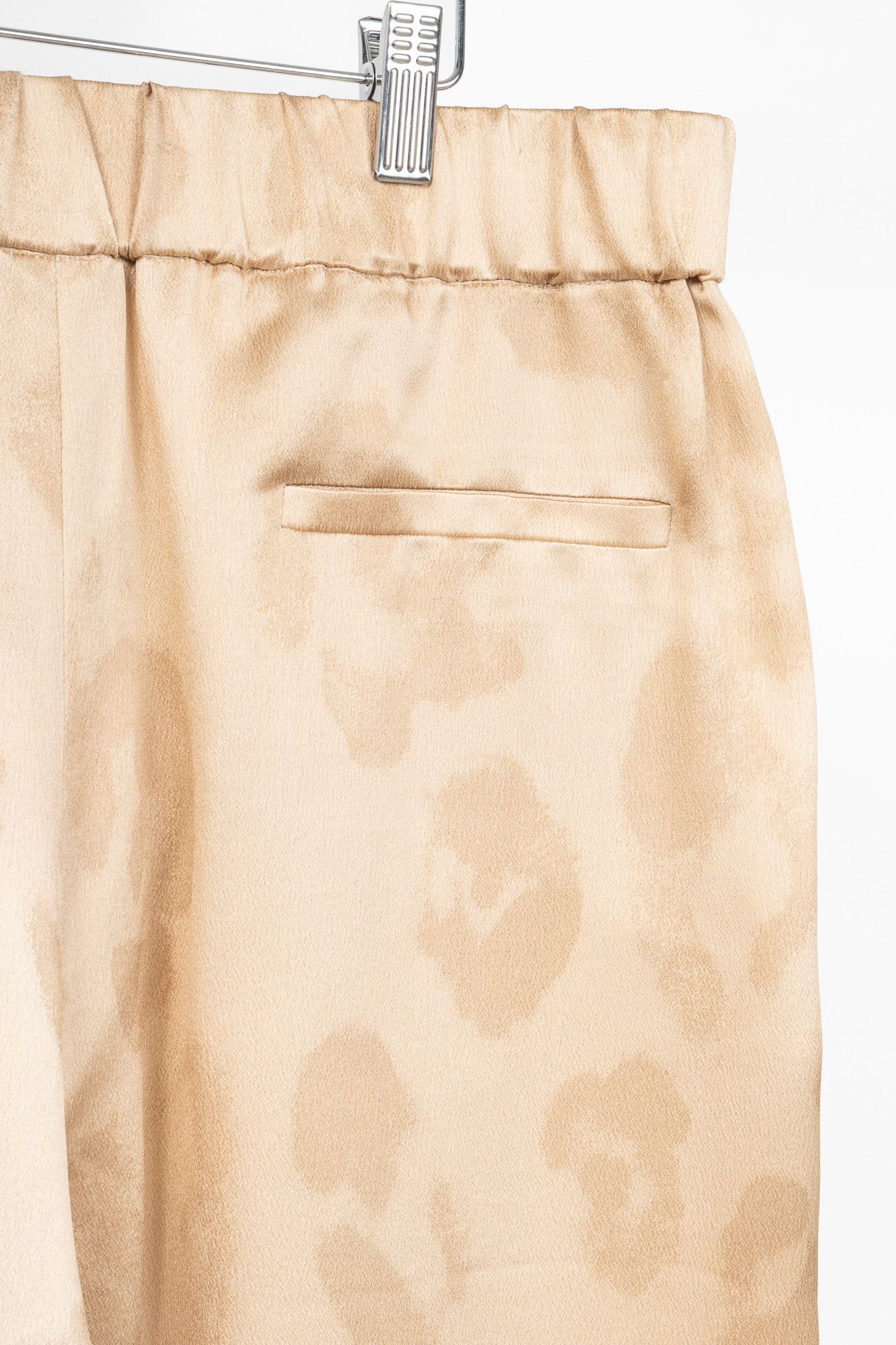 Giorgio Armani Giorgio Armani AW24 Gold Leopard Silk Pull-On Trousers Size 34" / US 12 / IT 48 - 6 Thumbnail