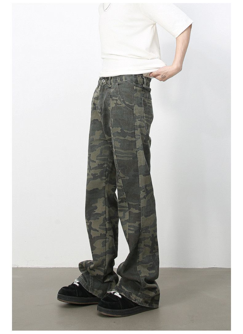 Japanese Brand Retro street hip-hop camouflage flared jeans y2k Size US 32 / EU 48 - 4 Thumbnail