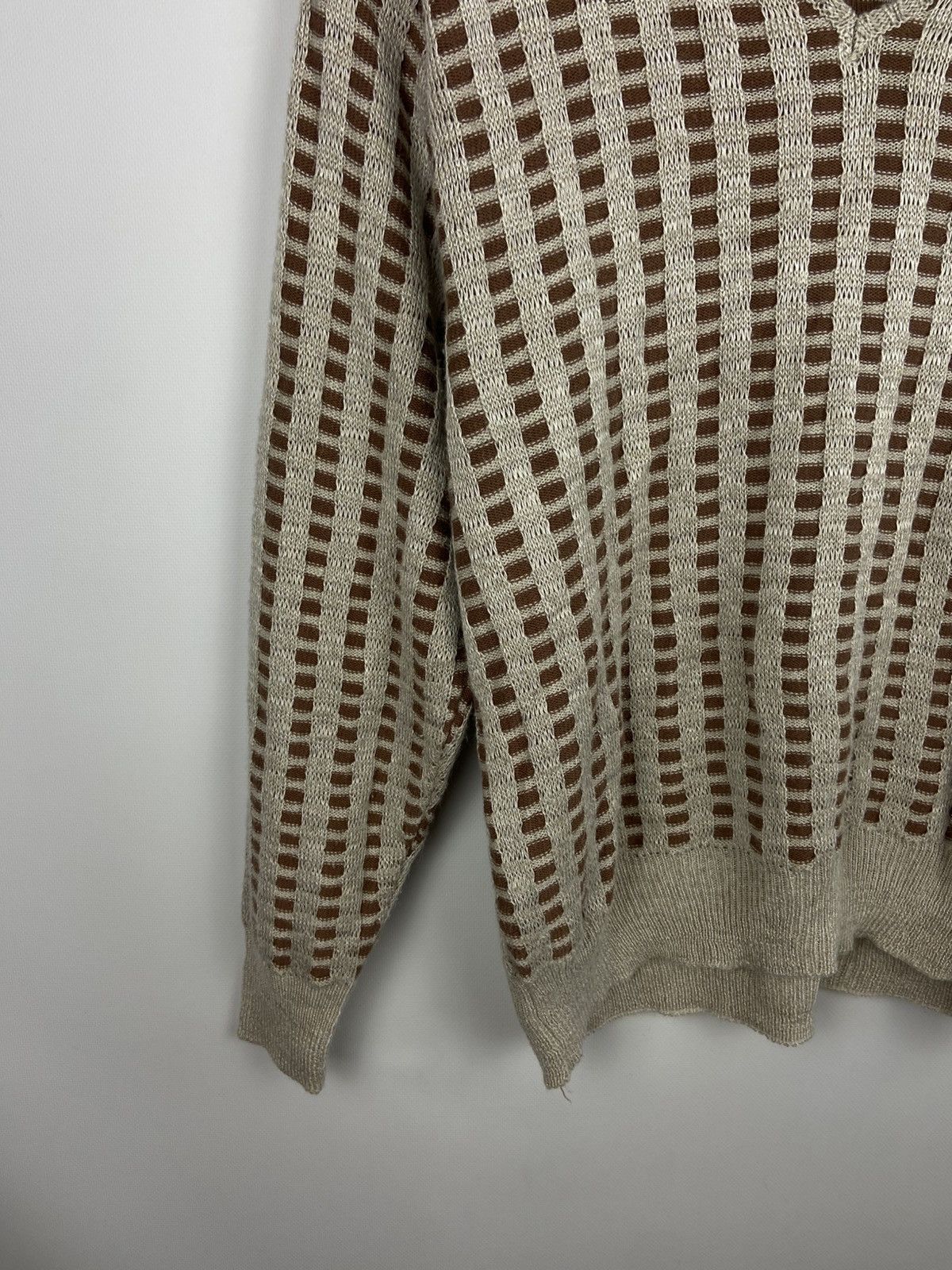 Missoni Vintage Example by Missoni Men's V-Neck Long Sleeve Sweater Size US M / EU 48-50 / 2 - 5 Thumbnail
