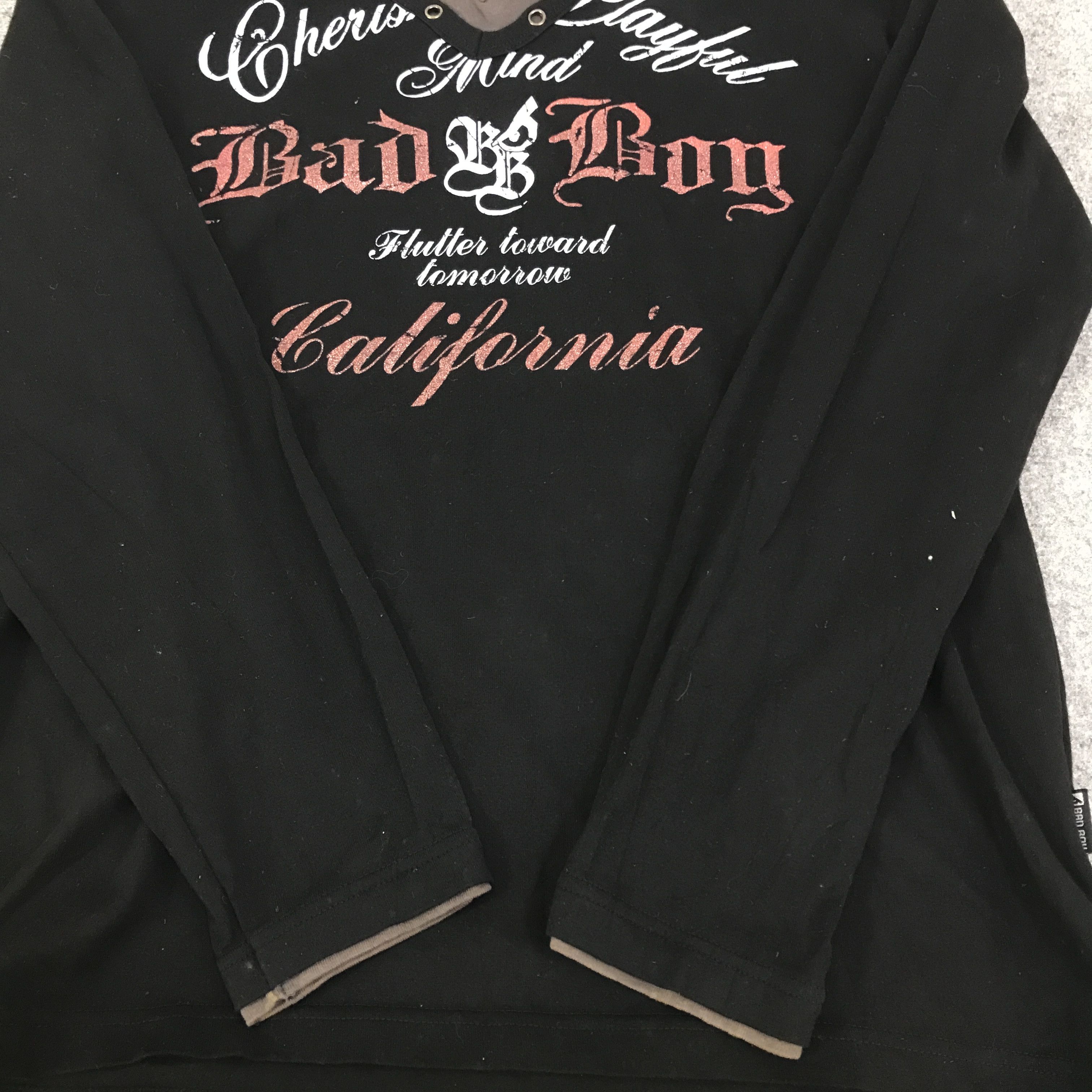 Japanese Brand bad boy california long sleeve t-shirt K93B55 Size US L / EU 52-54 / 3 - 8 Thumbnail