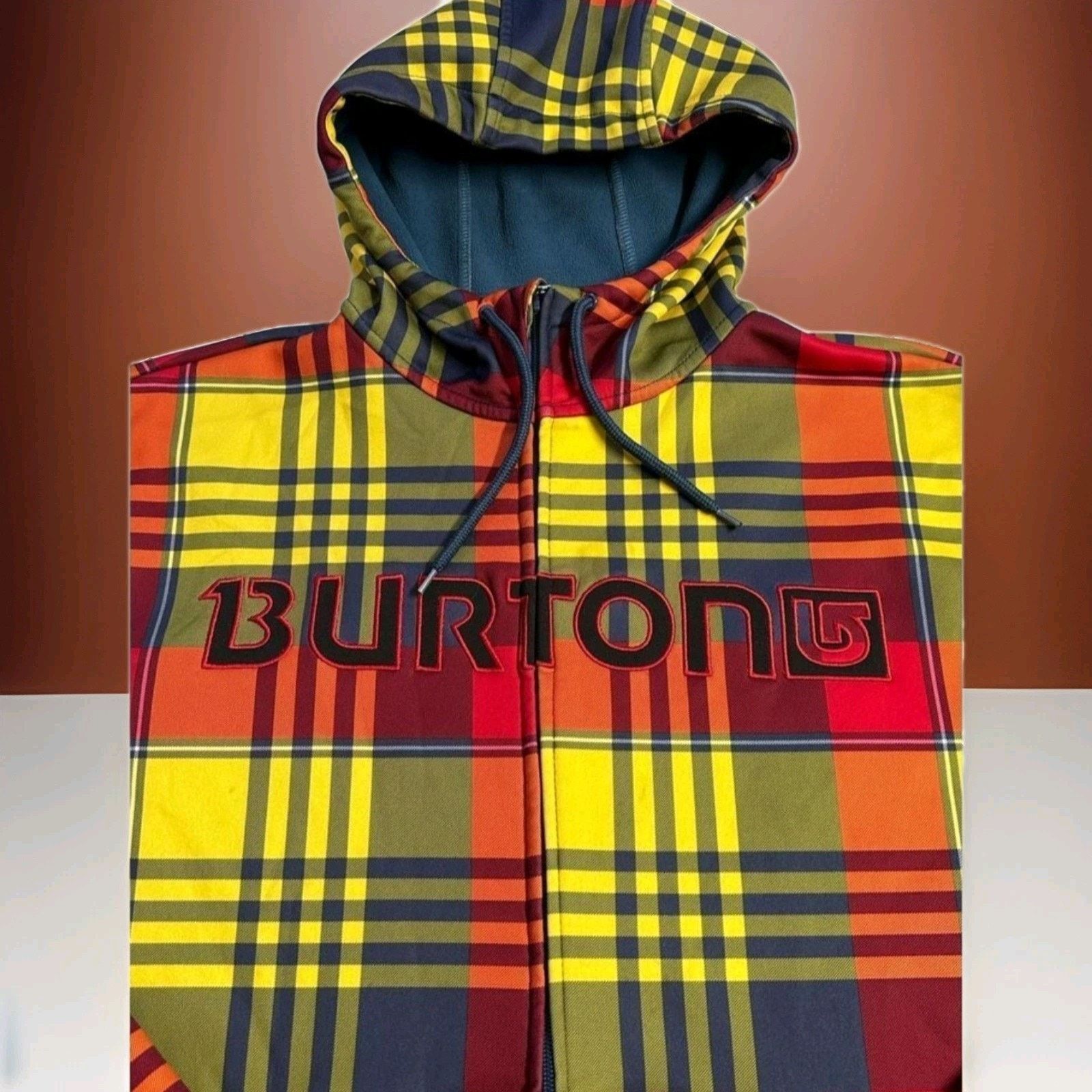 Burton BURTON SNOWBOARDS DRYRIDE Hoodie Fleece Lined Plaid S Size US S / EU 44-46 / 1 - 2 Thumbnail