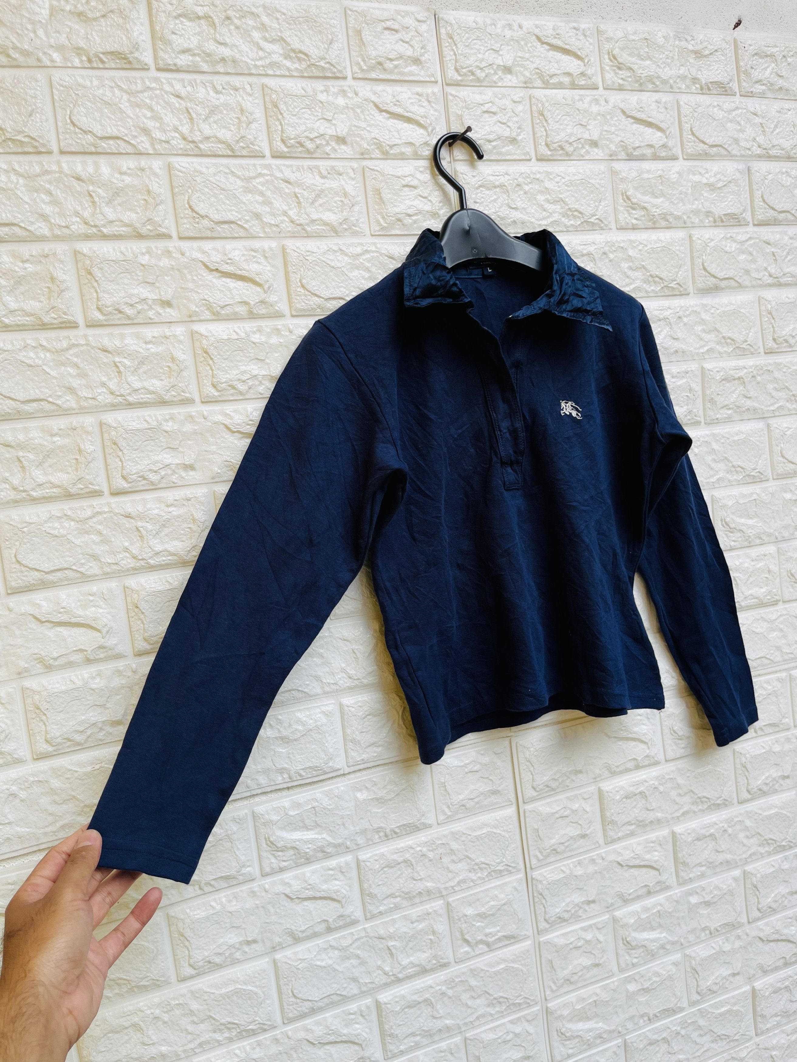 Japanese Brand × Vintage Vintage Burberrys Dark Blue Designer Fashion Style Size S / US 4 / IT 40 - 4 Thumbnail