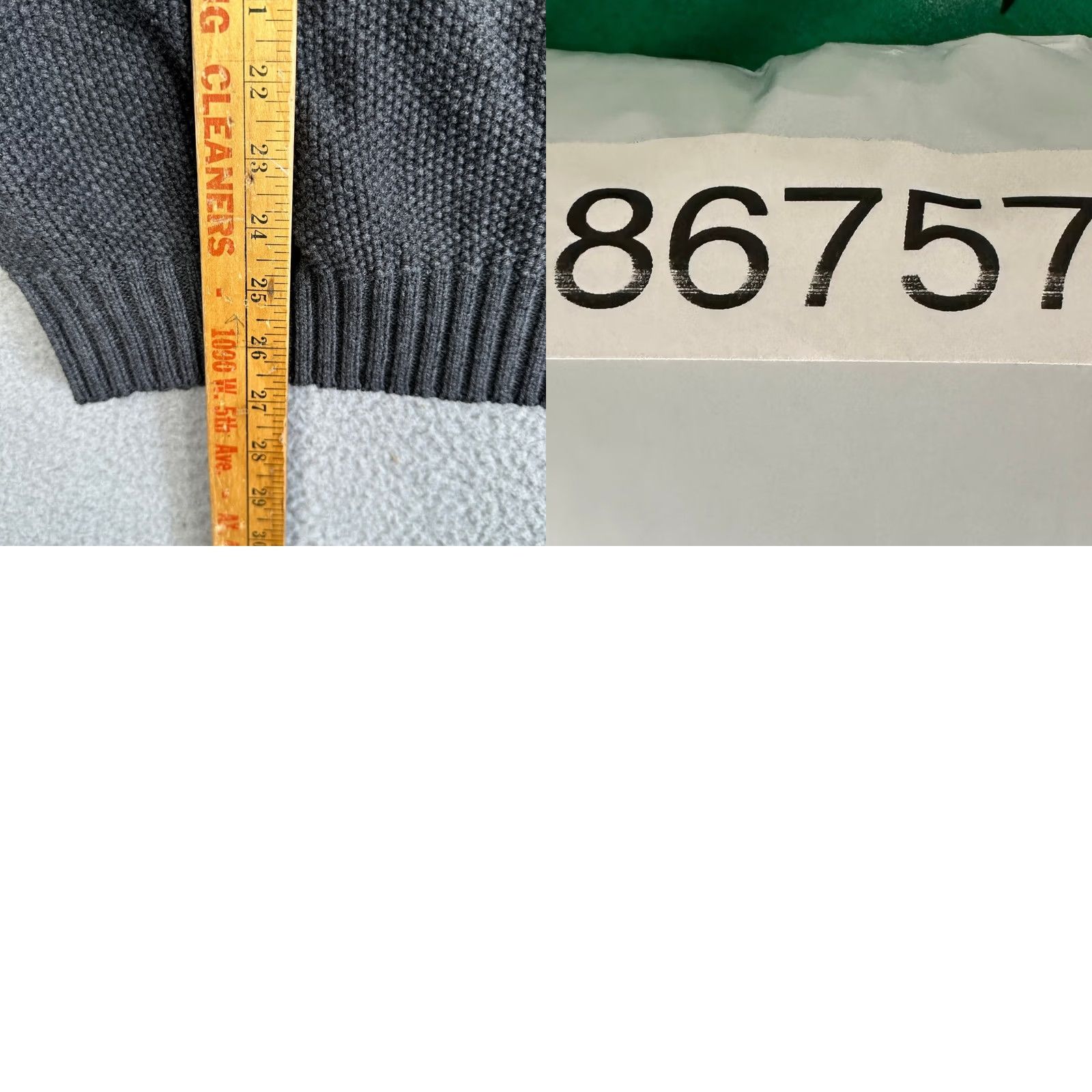 Izod IZOD Sweater Men M Gray Fair Isle 1/4 Zip Mock Neck Pullover Long Sleeve Knit Size US M / EU 48-50 / 2 - 8 Thumbnail