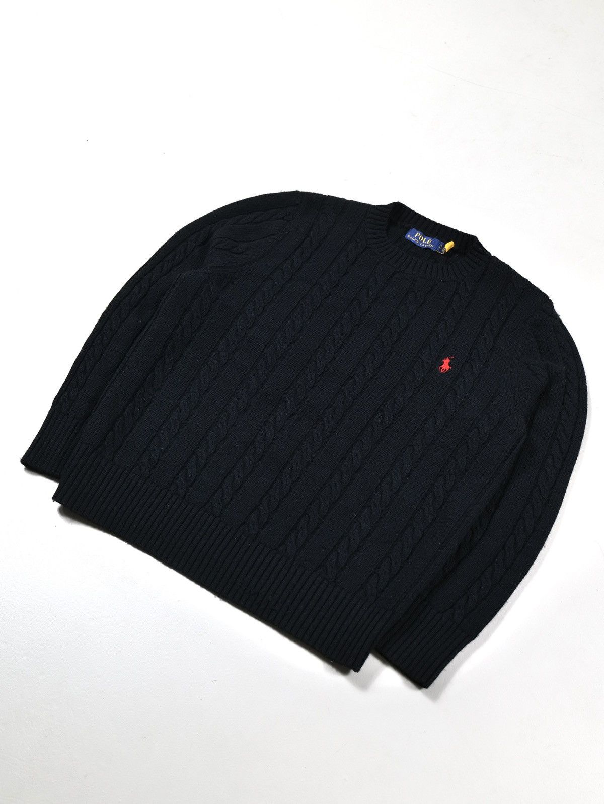 Polo Ralph Lauren Ralph Lauren Cable Knit Sweater black Size US M / EU 48-50 / 2 - 3 Thumbnail
