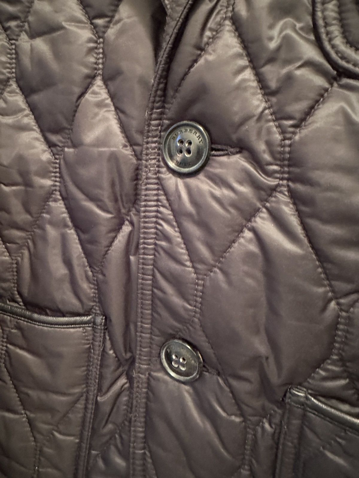 Burberry Burberry Brit Quilted Blazer Jacket Black Size Medium Size US M / EU 48-50 / 2 - 3 Thumbnail