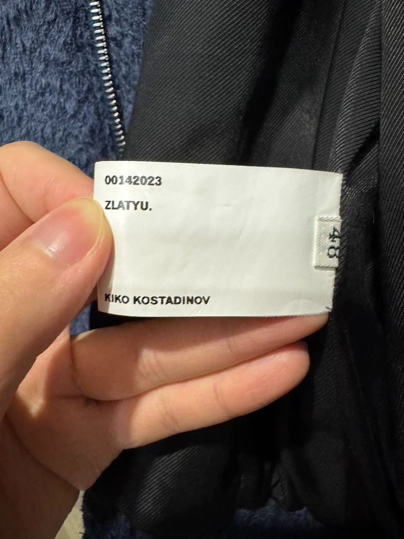 Kiko Kostadinov KIKO KOSTADINOVMaersk Bomber dark blue navy jacket fleece o Size US M / EU 48-50 / 2 - 8 Thumbnail