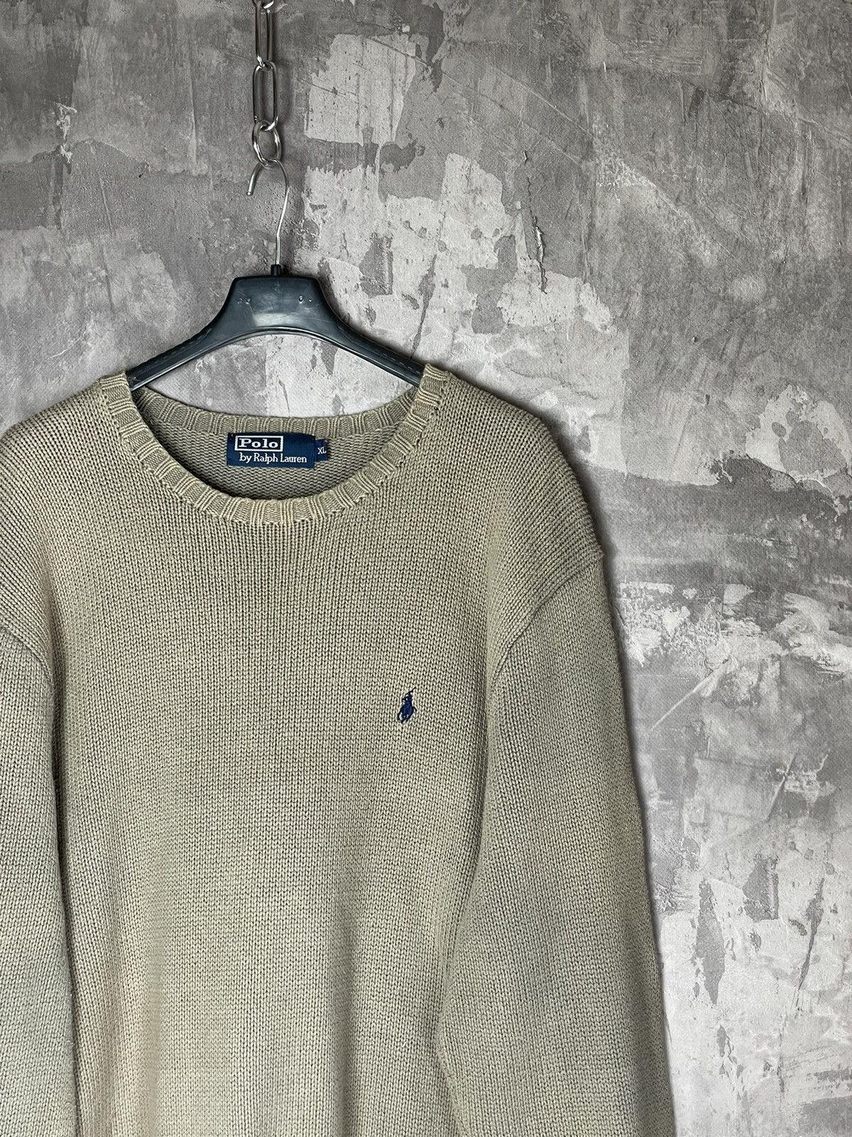 Japanese Brand × Polo Ralph Lauren × Vintage Vintage Y2k Polo Ralph Lauren Knitwear Crew Neck Sweater Size US XL / EU 56 / 4 - 4 Thumbnail