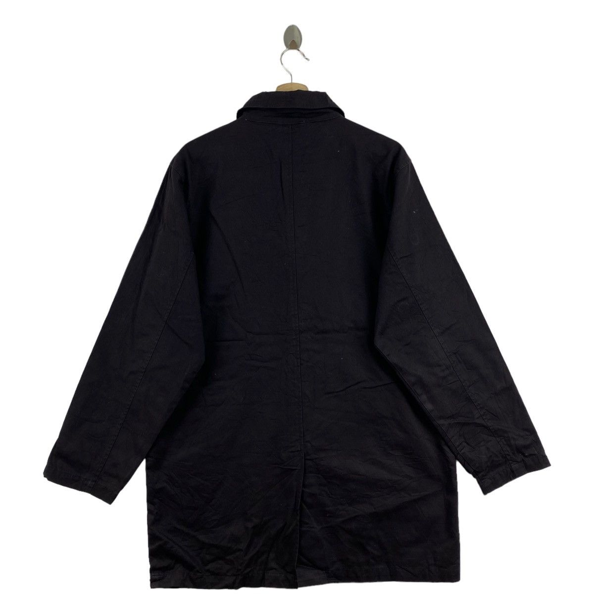 Vintage Vintage WOOLRICH UK Black Button Up Trench Coat Size US M / EU 48-50 / 2 - 3 Thumbnail