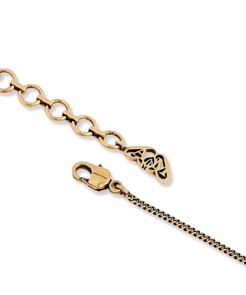 Alexander McQueen o1loc1c0625 Size:OS/ Modernist Necklace in Golden Size ONE SIZE - 3 Thumbnail