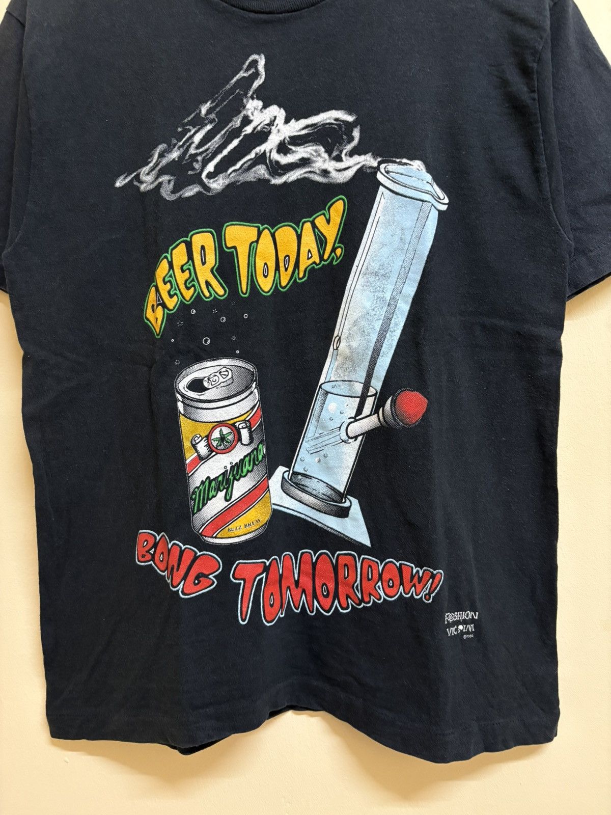 Vintage Vintage 90s Beer Today Bong Tomorrow Weed Ganja Humor Size US M / EU 48-50 / 2 - 3 Thumbnail