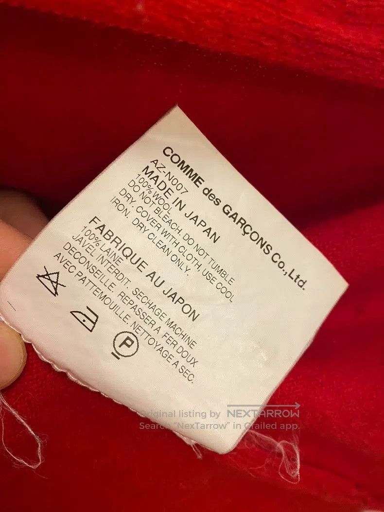 Comme des Garcons Comme Des Garcons Cashmere Knit Cardigan Size M / US 6-8 / IT 42-44 - 5 Thumbnail