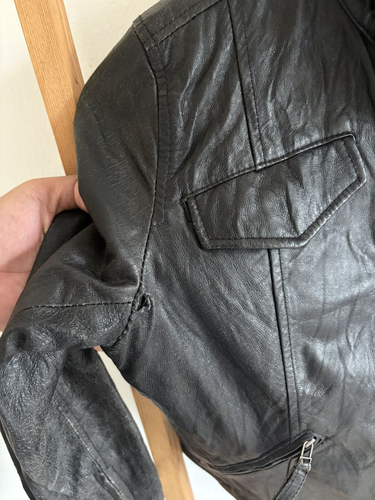 Tornado Mart Tornado mart leather zipper jacket Size US S / EU 44-46 / 1 - 18 Thumbnail