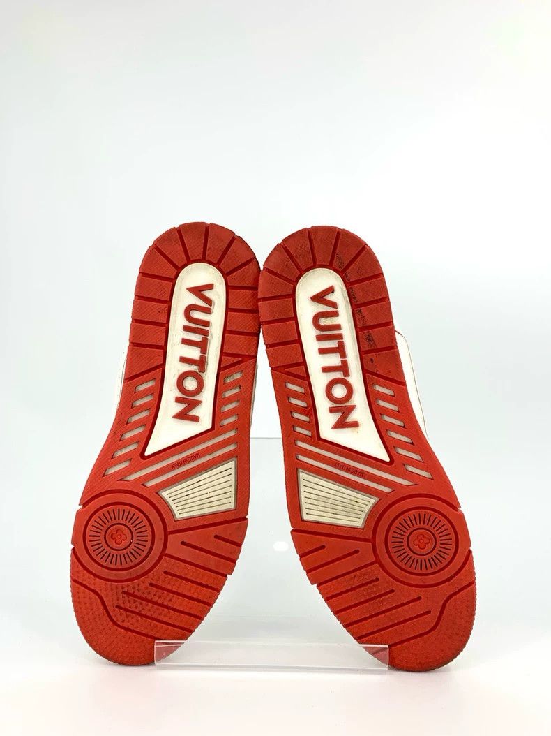 Louis Vuitton Louis Vuitton Trainer logo presbyopia makes old style spor Size US 8 / EU 41 - 5 Thumbnail