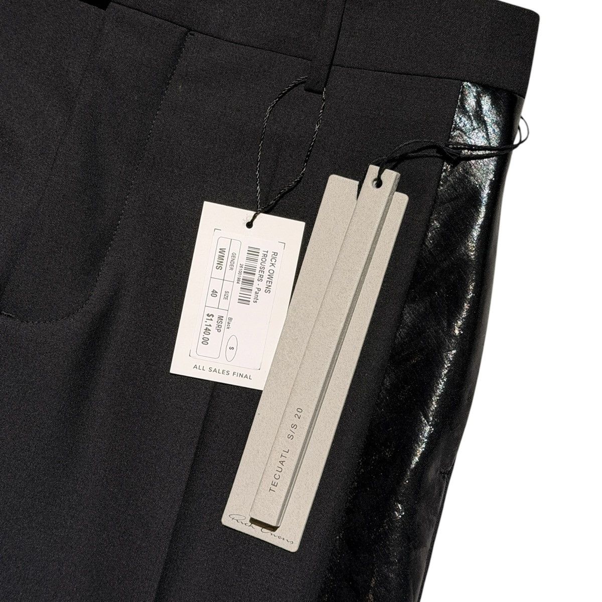 Rick Owens Austin Side stripe trouser Size US 30 / EU 46 - 2 Thumbnail