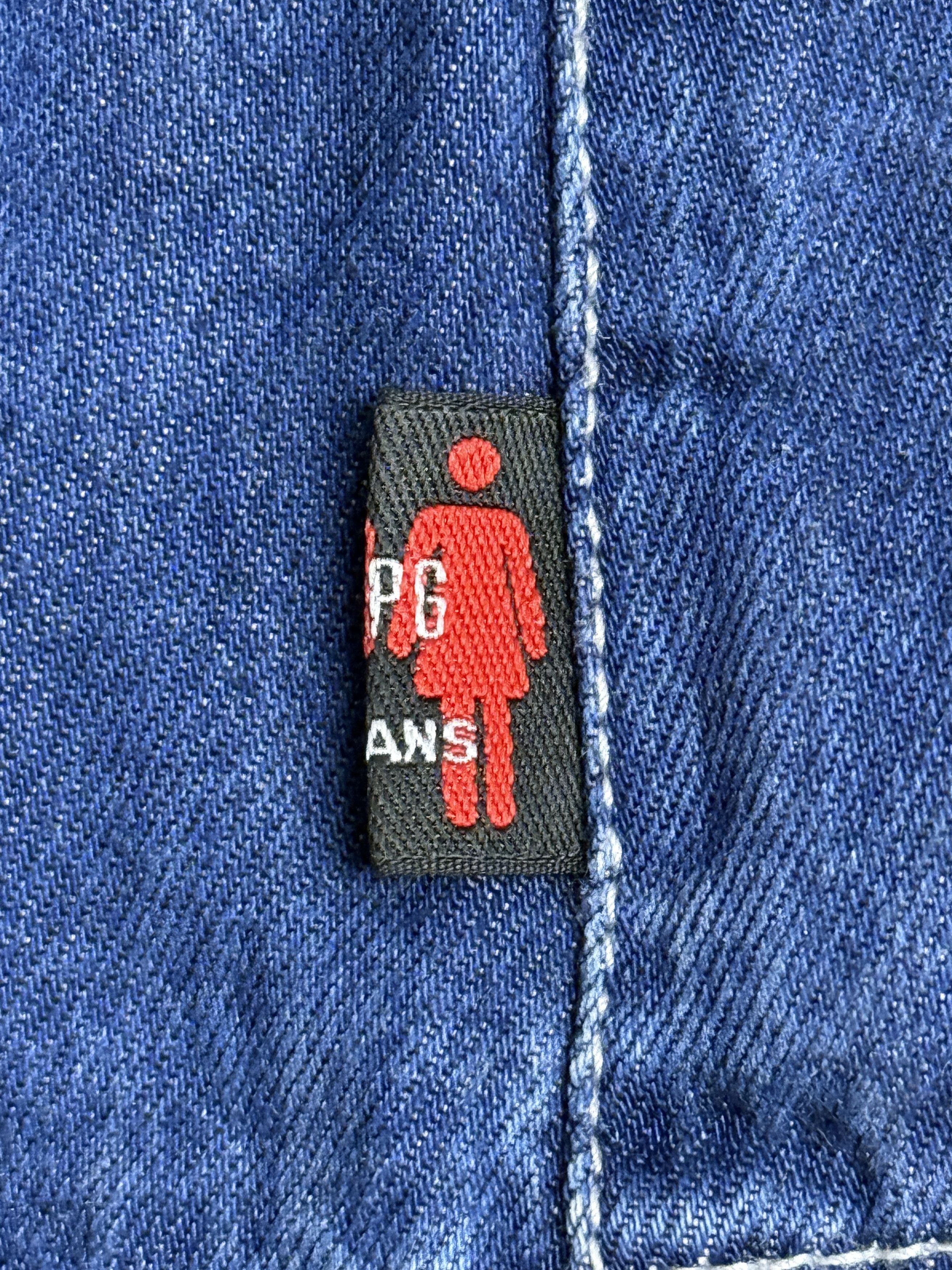 Jean Paul Gaultier JPG Jeans denim ruffle sleeve zip top Size M / US 6-8 / IT 42-44 - 5 Thumbnail