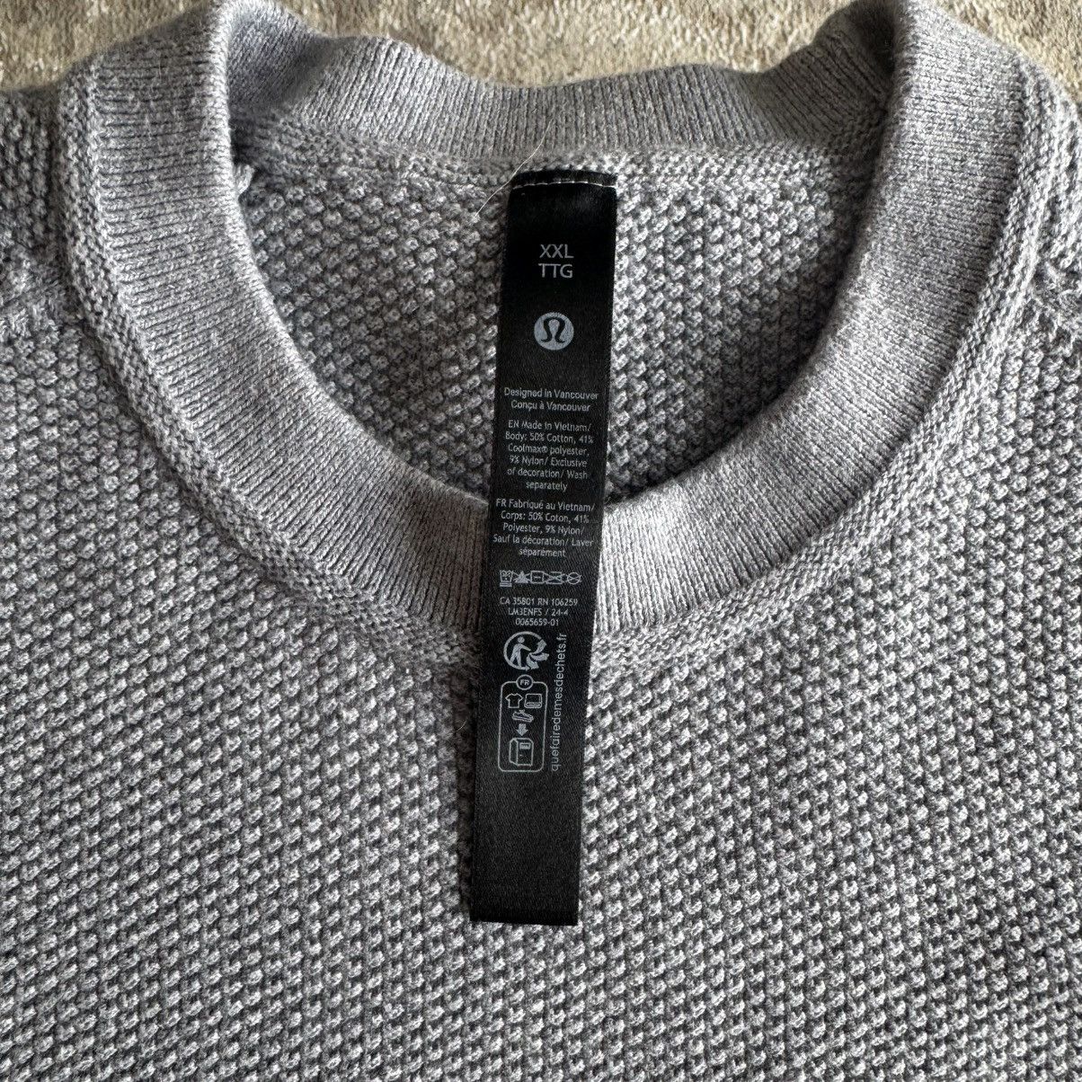 Lululemon Textured Knit Crewneck Sweater XXL Size US XXL / EU 58 / 5 - 5 Thumbnail