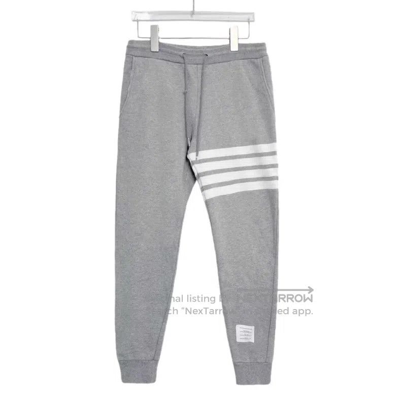Thom Browne size 00 Classic Four-Stripe Cotton Casual Long