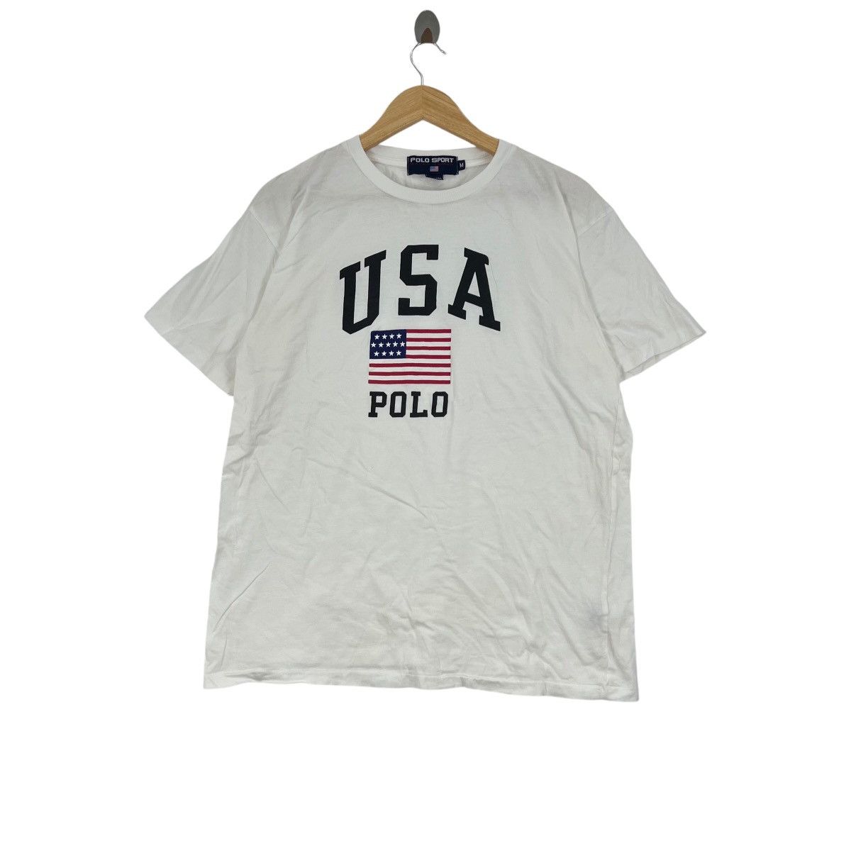 Polo Ralph Lauren Vintage POLO SPORT USA By Ralph Lauren T-Shirt Size US M / EU 48-50 / 2 - 1 Thumbnail