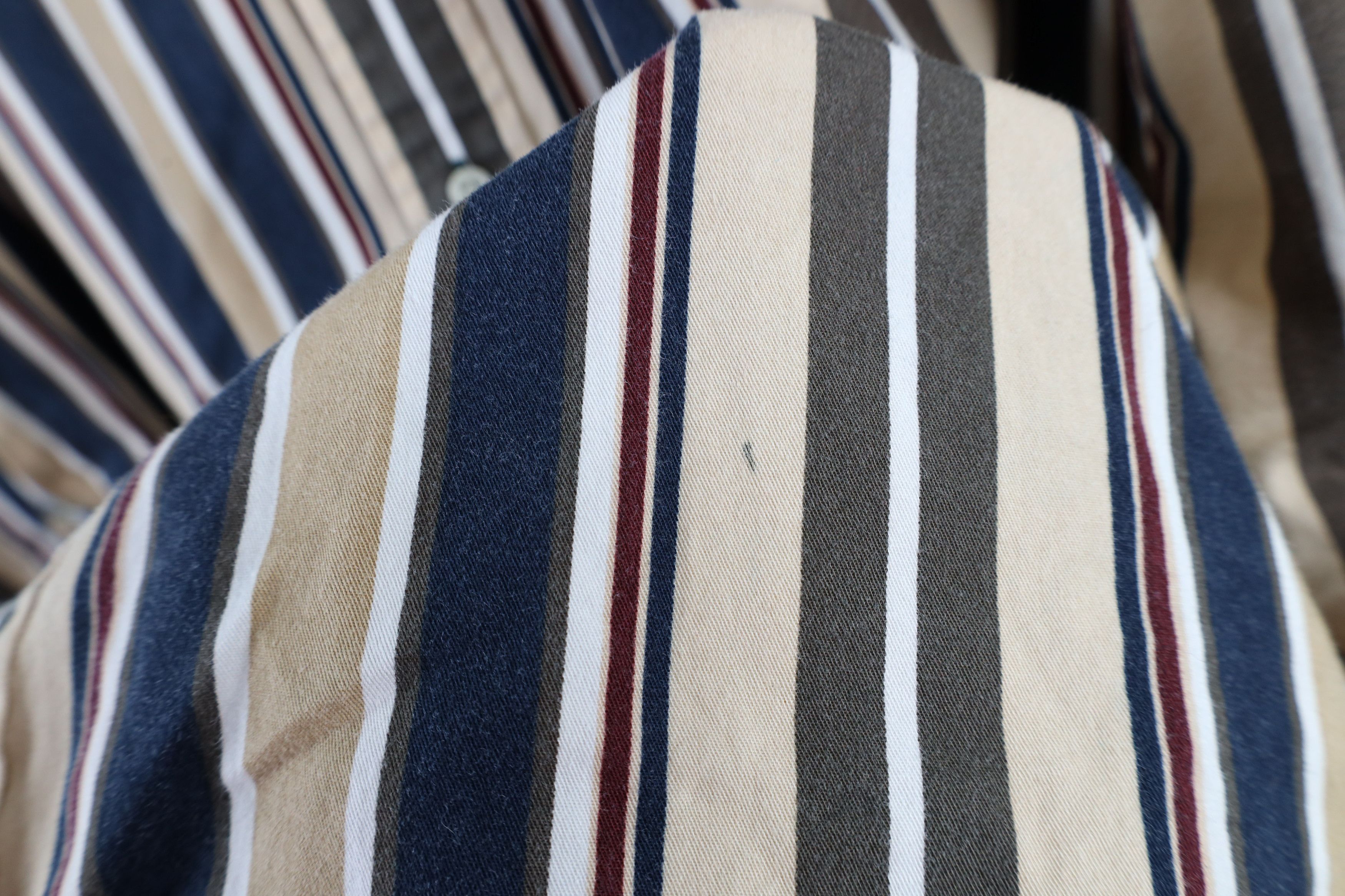 Vintage Vintage 90s Streetwear Striped Collared Button Down Shirt Size US XL / EU 56 / 4 - 4 Thumbnail