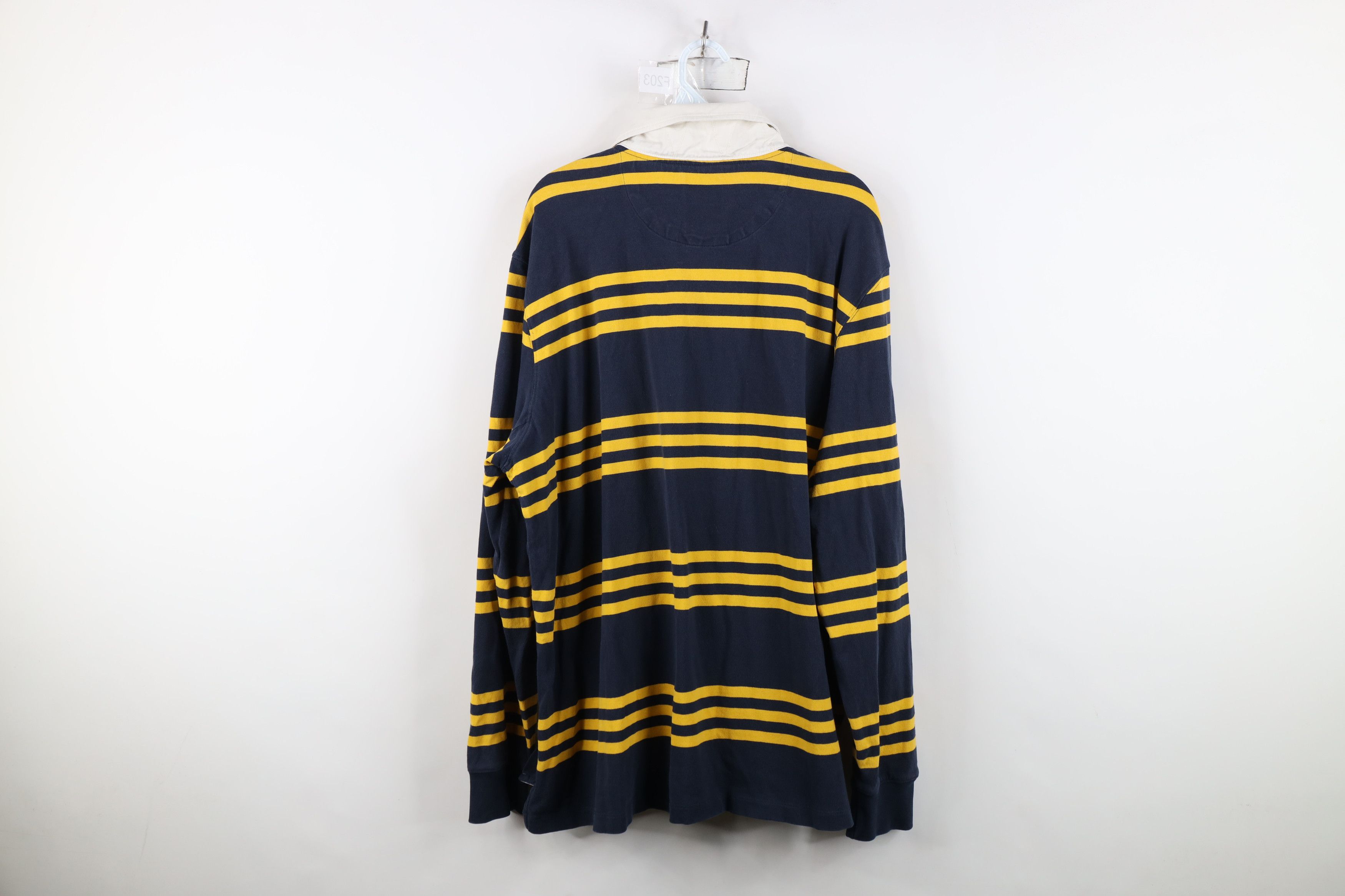 Lands' End Vintage 90s Lands End Heavyweight Long Sleeve Polo Shirt Size US XL / EU 56 / 4 - 12 Thumbnail