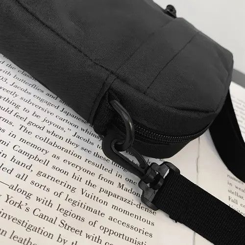VIBE Casual Canvas Sling with Zipper Small Shoulder Bag Size ONE SIZE - 8 Thumbnail