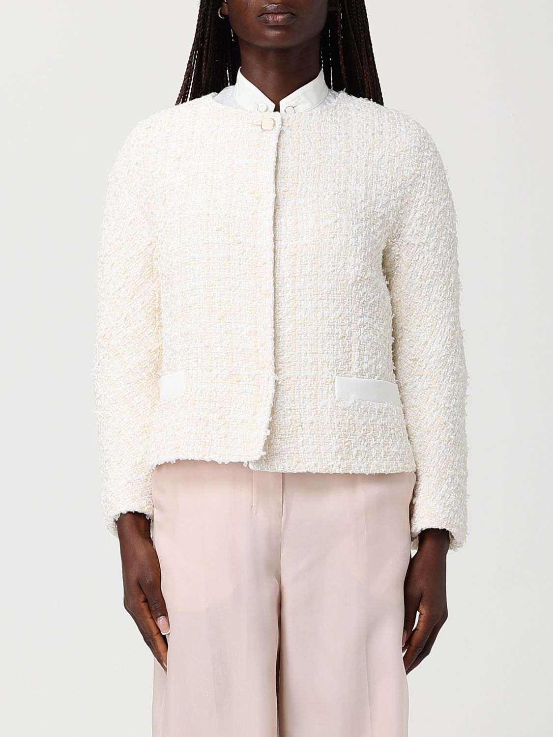 Max Mara Max Mara Jacket Woman Beige Size XL / US 12-14 / IT 48-50 - 1 Preview