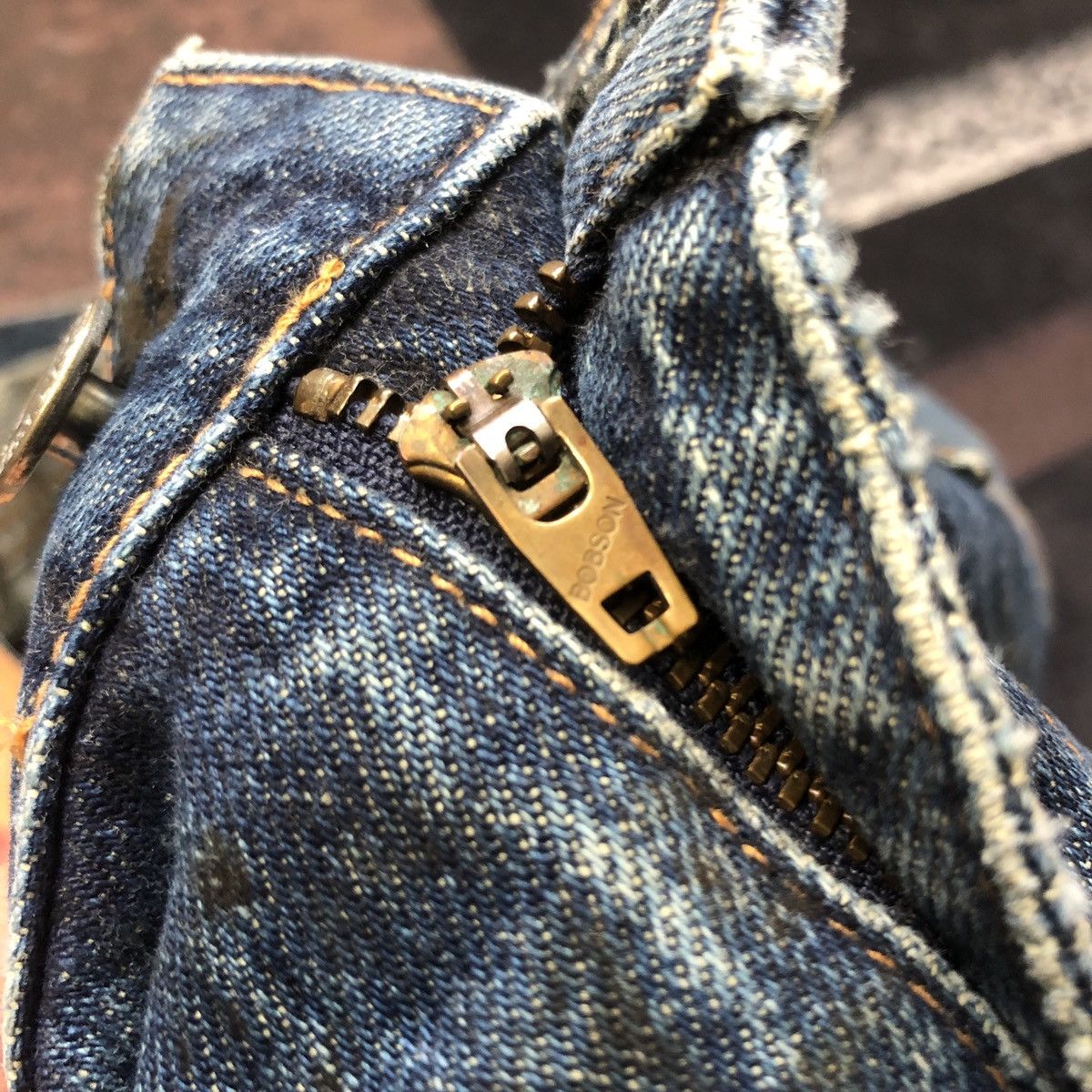 If Six Was Nine Vintage 80s Bobson Lot 512 Distressed Baggy Jeans Size US 38 / EU 54 - 10 Thumbnail