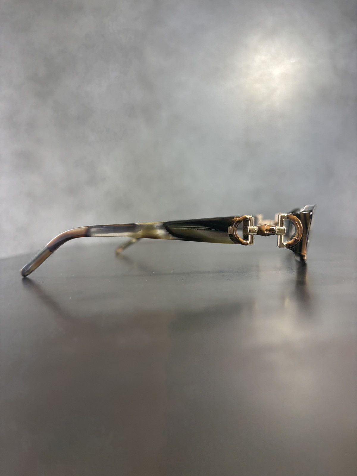 Gucci 2000s Vintage Gucci Frames Horsebit GG3009 Y2K Eyeglasses IT Size ONE SIZE - 15 Thumbnail