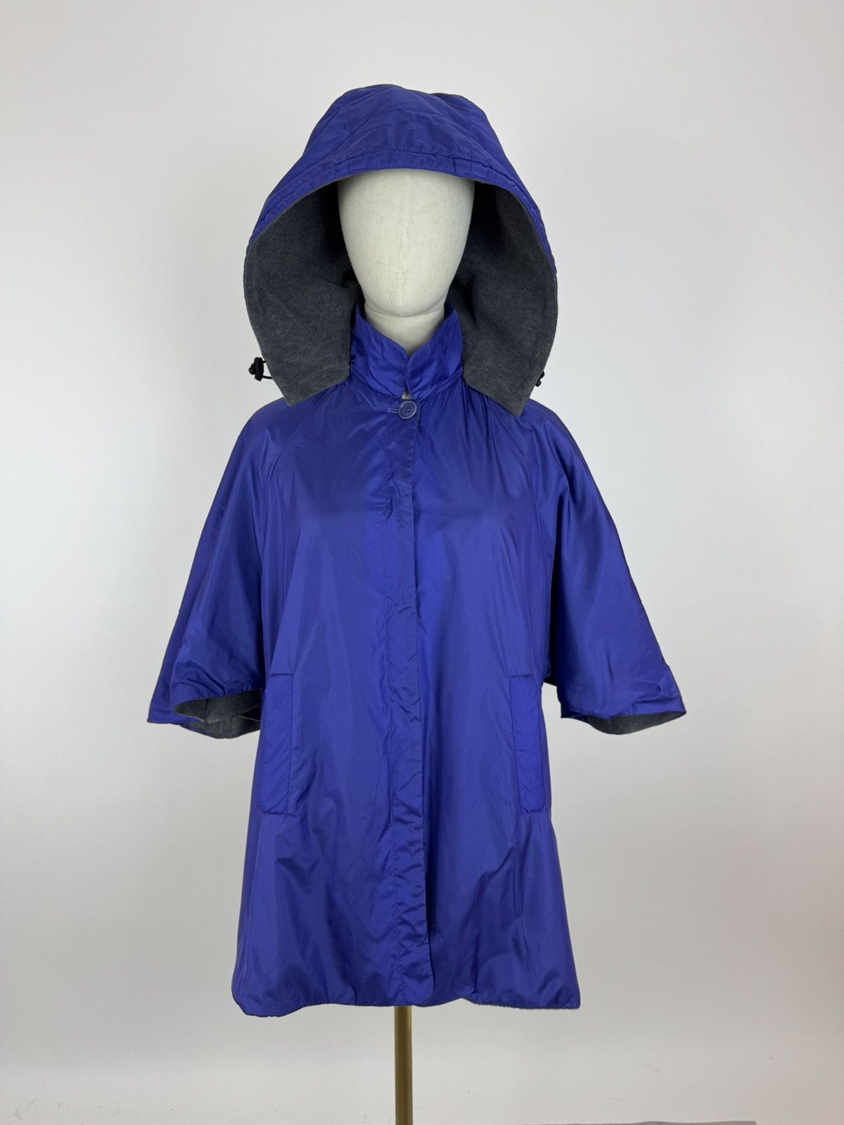 Aspesi × Vintage ASPESI VINTAGE Rain hooded PONCHO COAT Cape Womens size 14 Size L / US 10 / IT 46 - 1 Thumbnail