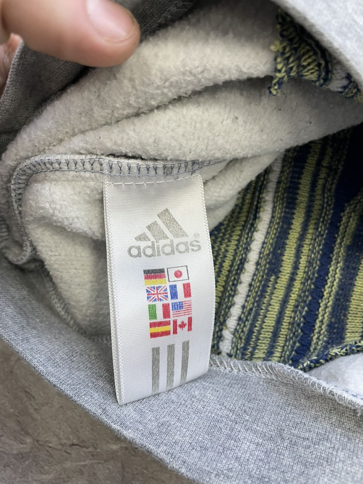 Adidas × Coogi × If Six Was Nine VTG Junya Watanabe Style COOGI Adidas Reworked Hoodie 90s Size US XL / EU 56 / 4 - 9 Thumbnail