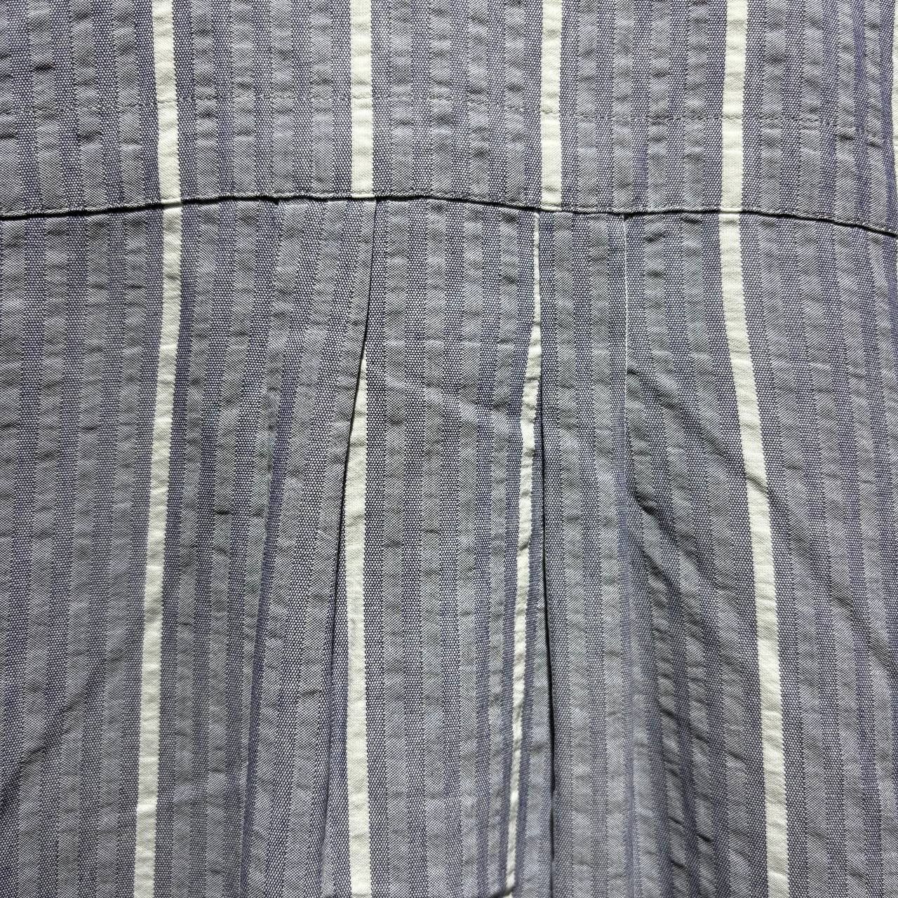 Versace Vintage Gianni Versace Striped Blue Button Down Shirt Size US XL / EU 56 / 4 - 10 Thumbnail
