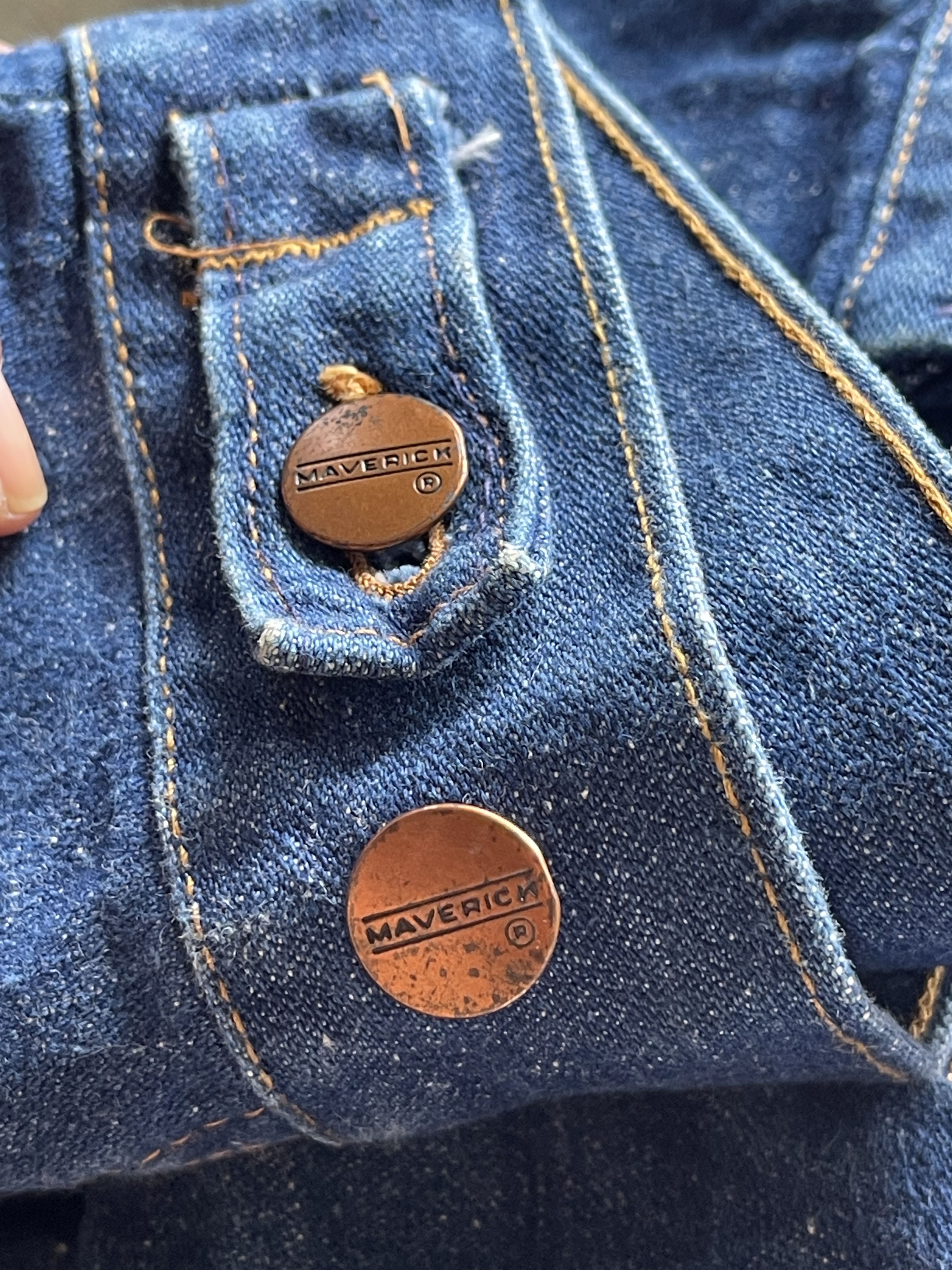 Vintage Vintage Maverick Blue Bell Denim Jacket Size US M / EU 48-50 / 2 - 4 Thumbnail
